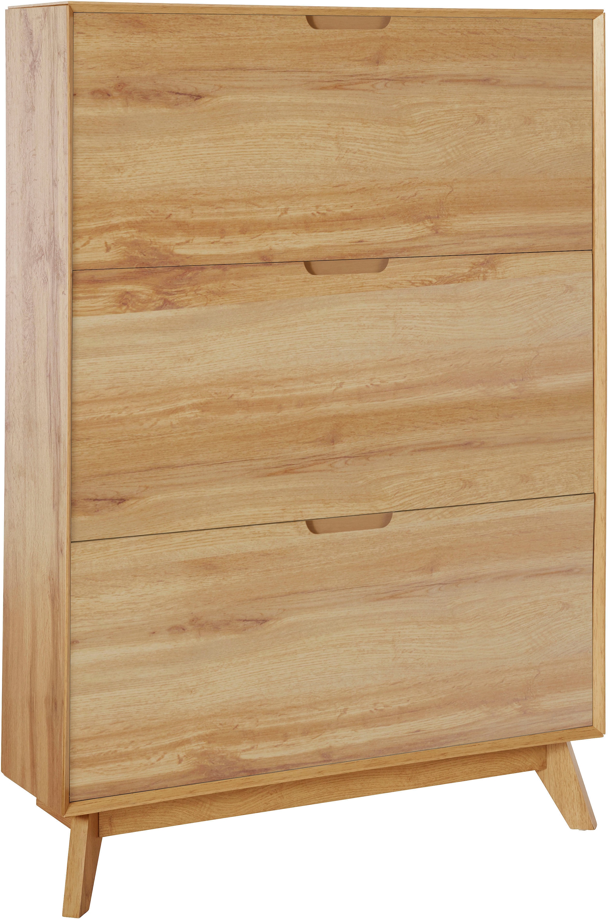 andas Schuhschrank »Pandrup«, mit 3 Klappen, ca. 8 Paar Schuhe pro Klappe, Höhe 125 cm