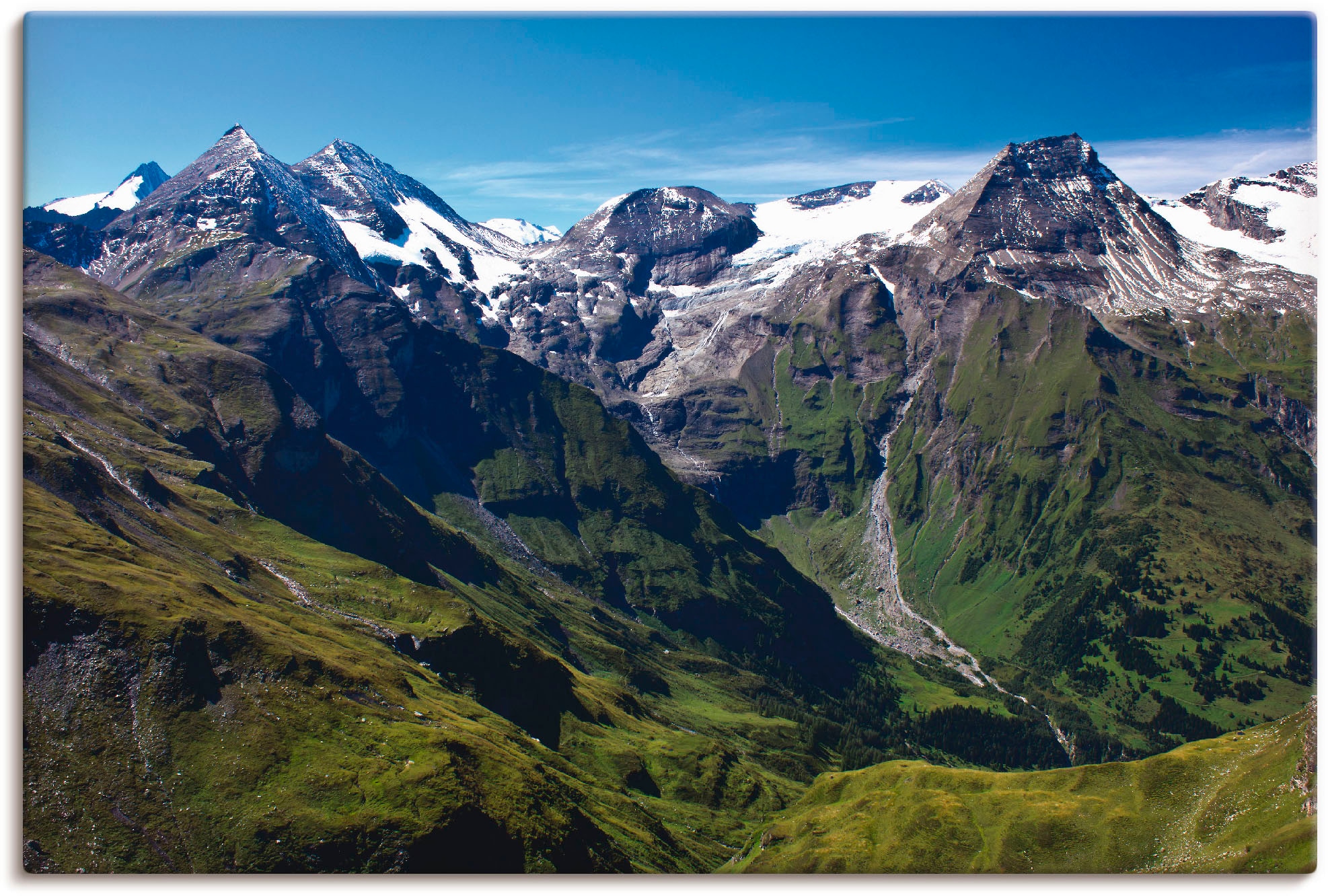 Artland Wandbild »Berge rund um den Großglockner«, Berge, (1 St.), als Lein günstig online kaufen