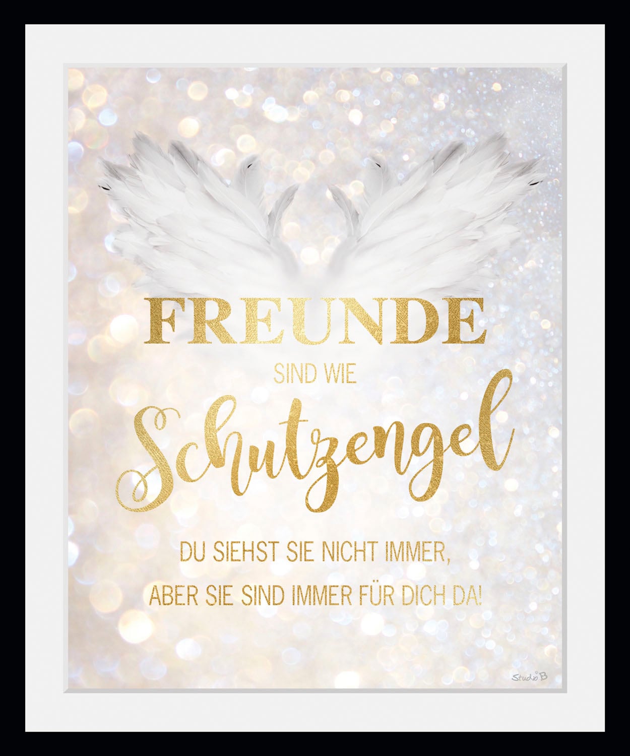 queence Bild »Freunde sind wie Schutzengel«, Sprüche & Texte, (1 St.) günstig online kaufen