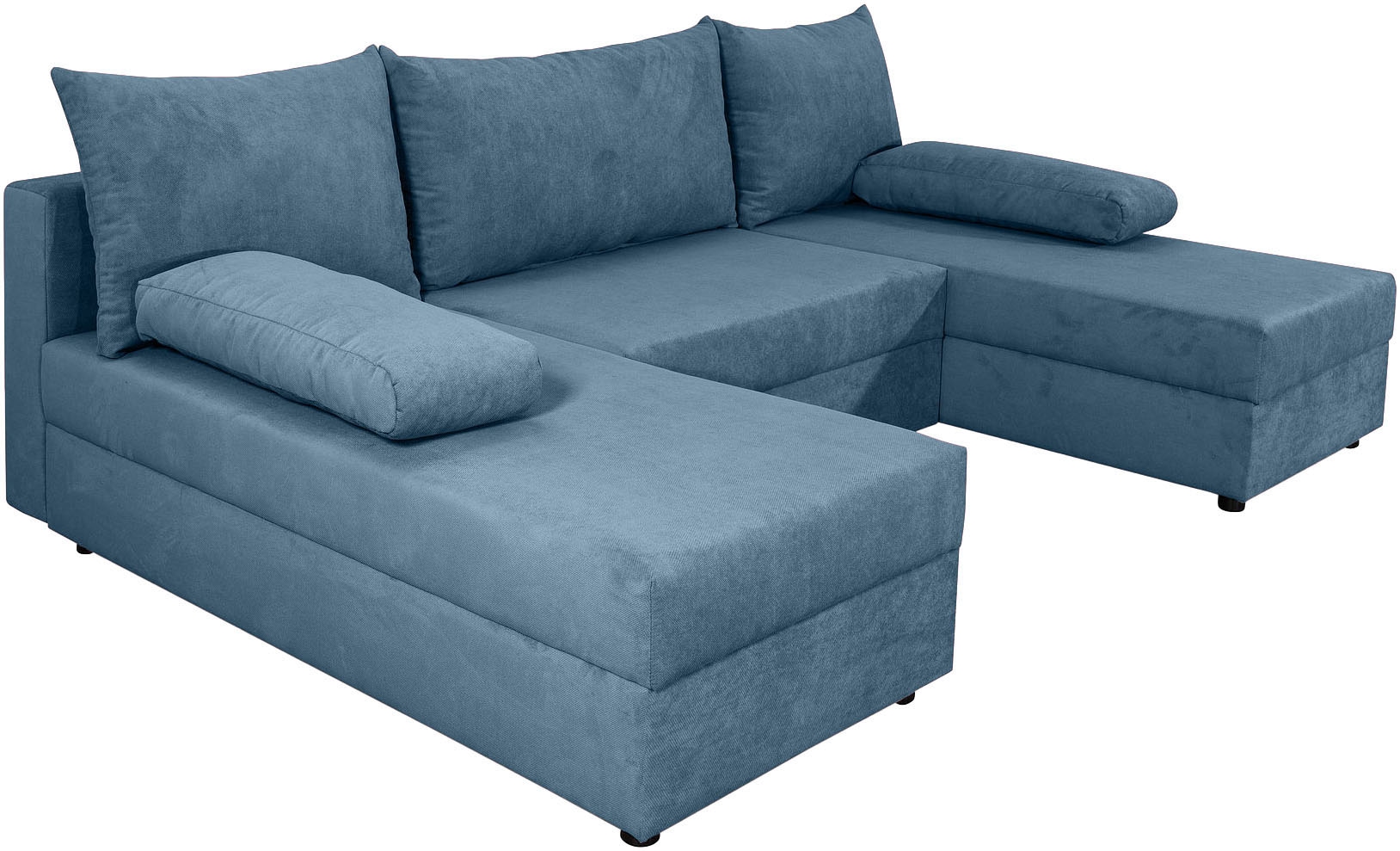 COLLECTION AB Wohnlandschaft »Pico U-Form«, Breite 220, ohne Armlehne mit Schlaffunktion, Bettkasten