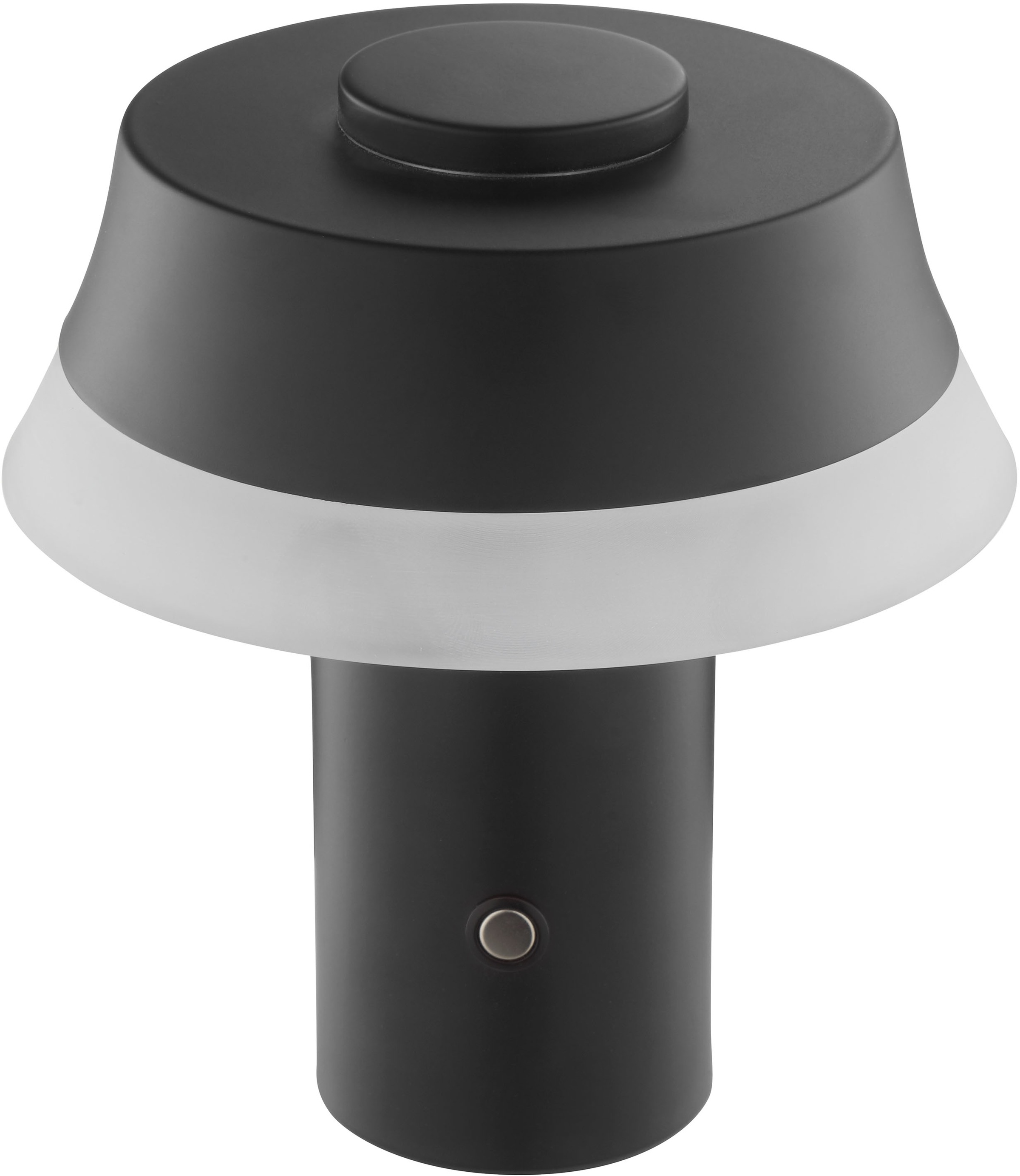 OTTO home LED Tischleuchte »Arnett« LED-Modul 1 Stk. Warmweiß akkubetrieben, 17 cm, 240 lm, per wireless charging & USB ladbar