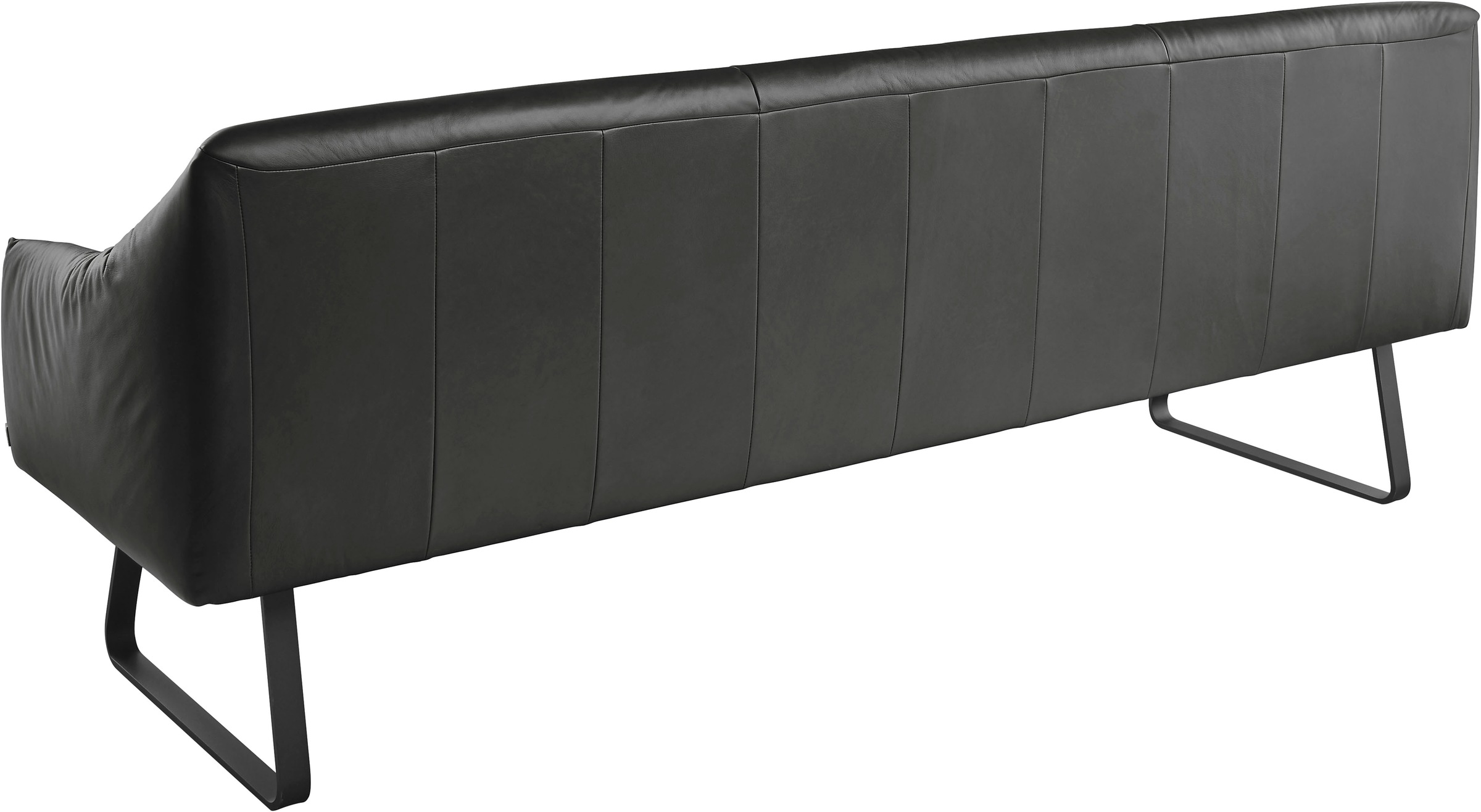 Musterring Essbank »JustB! SP500«, (1 St.), Metallkufe schwarz, verschiedene Farben, Breite 220 oder 250 cm