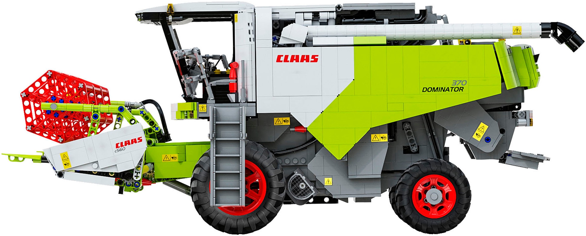 Jamara RC-Auto »CaDA, Claas Dominator 370 1:18 2,4GHz Bricks«, (4567 tlg.)
