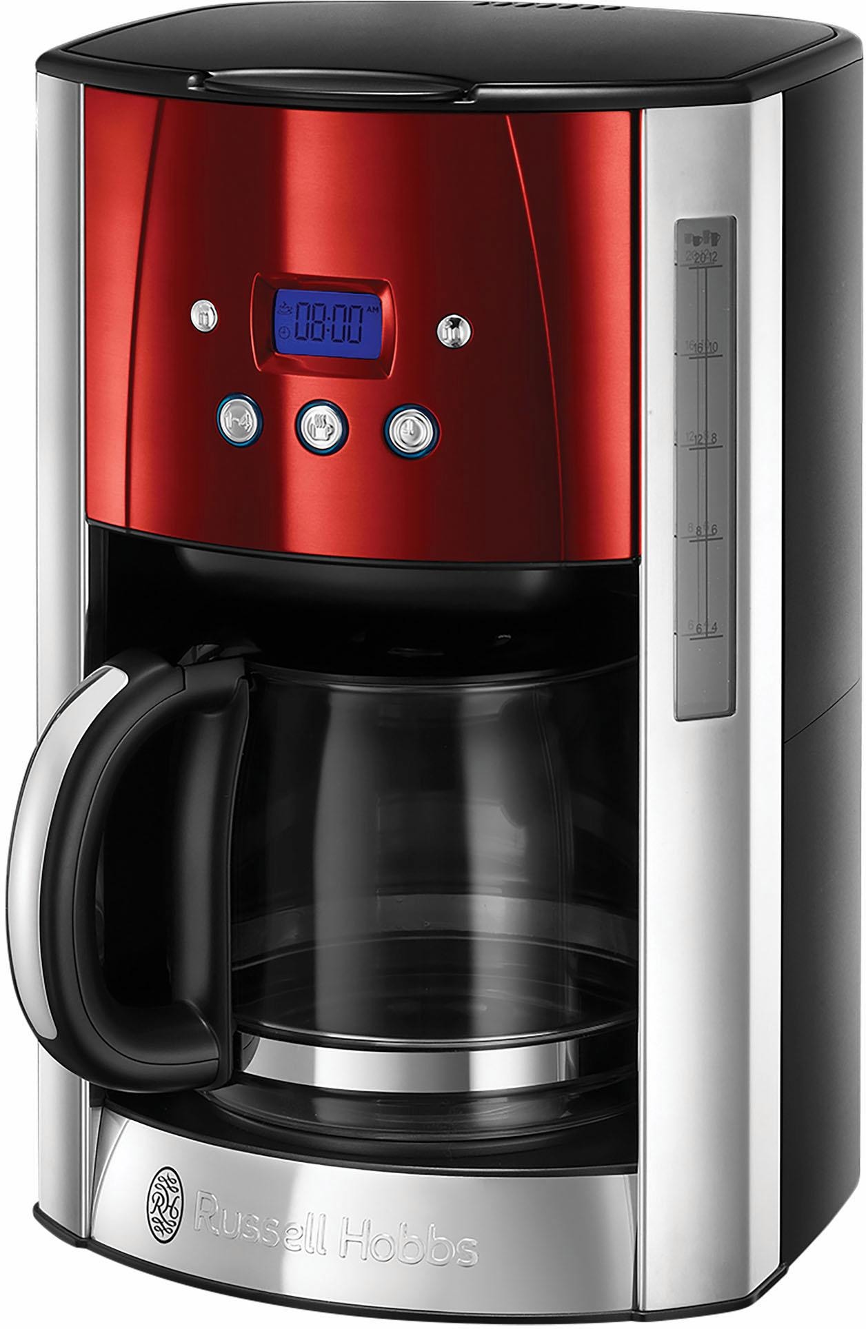 RUSSELL HOBBS Filterkaffeemaschine »Luna Solar 23240-56«, auf Raten 1x4 Red kaufen