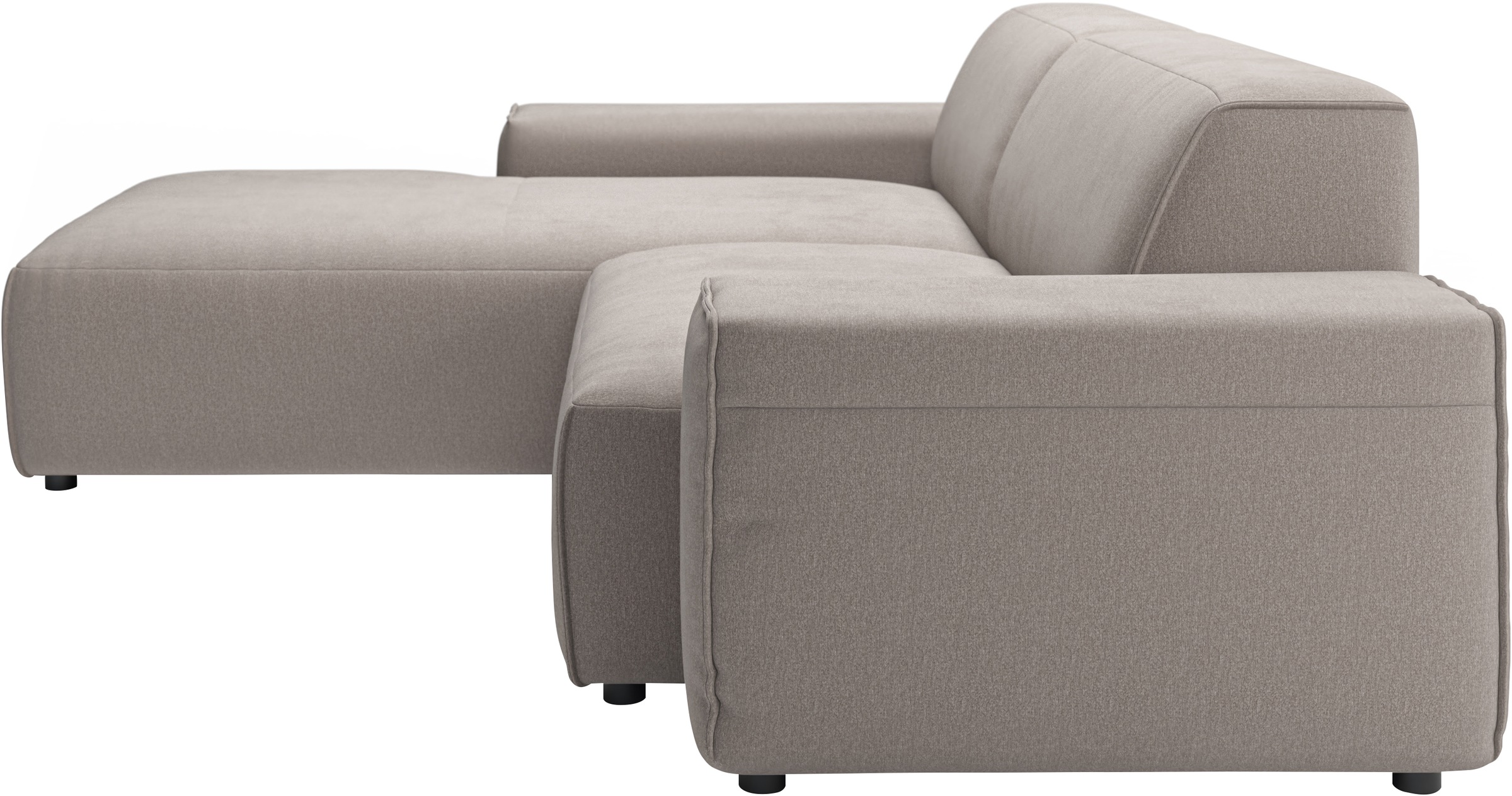 andas Ecksofa »Glimminge L-Form auch in Breitcord, Feincord + Easy care-Bezug,«, Breite 234, Zierkissen