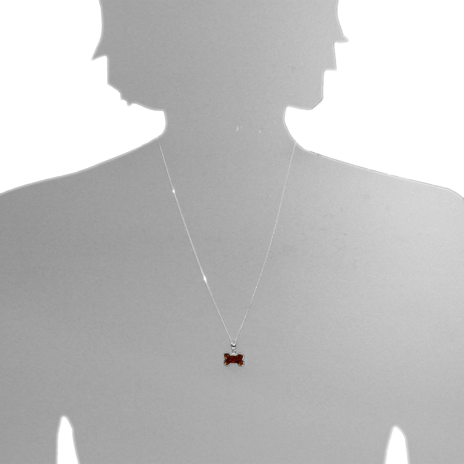 OSTSEE-SCHMUCK Kette mit Anhänger »Ostsee-Schmuck Kette mit Anhänger Knochen«