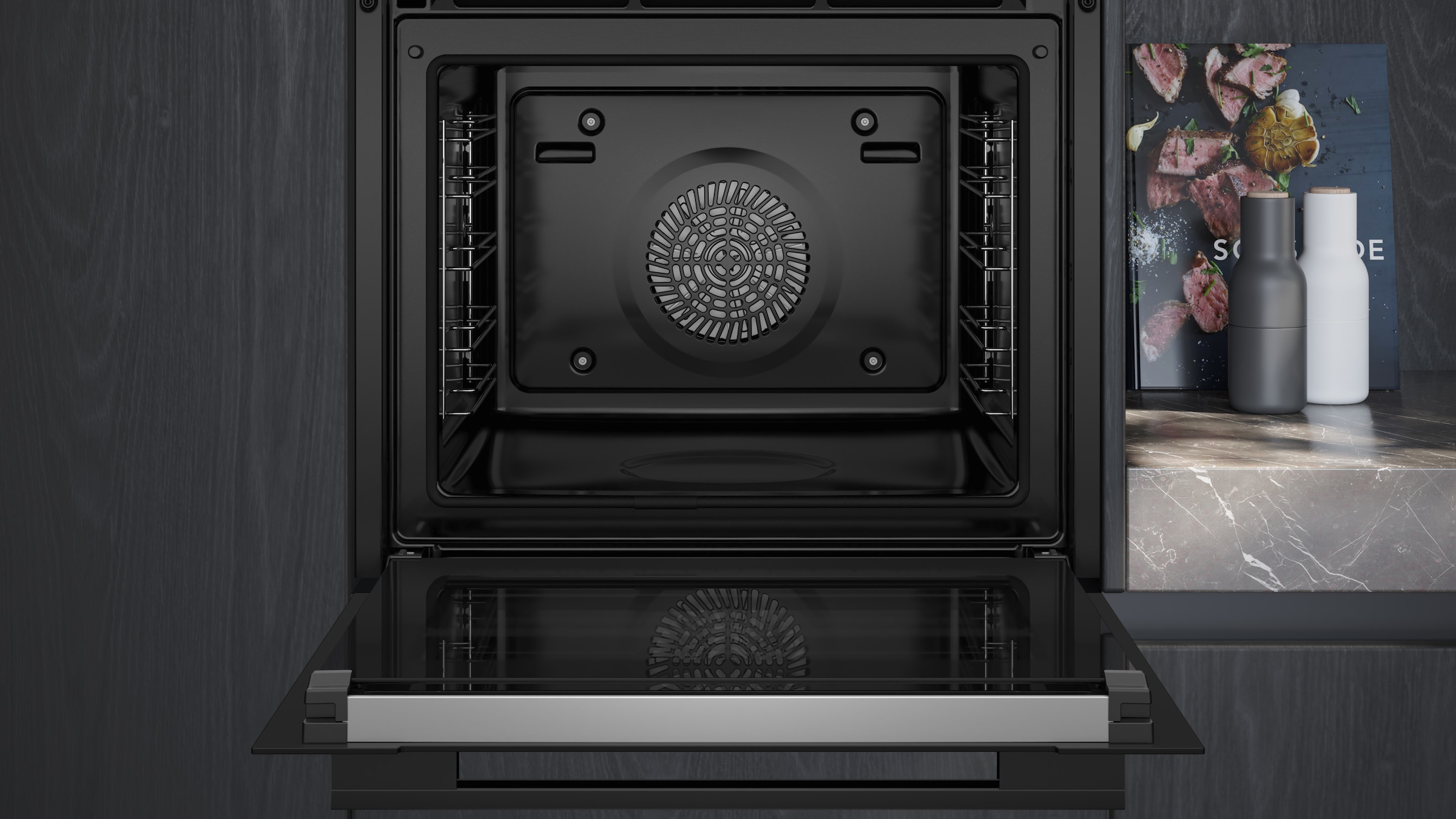SIEMENS Pyrolyse Backofen iQ700 »HB776G1M1« mit Teleskopauszug nachrüstbar Intelligenter Backofen in Matt mit Kochassistent und Selbstreinigung