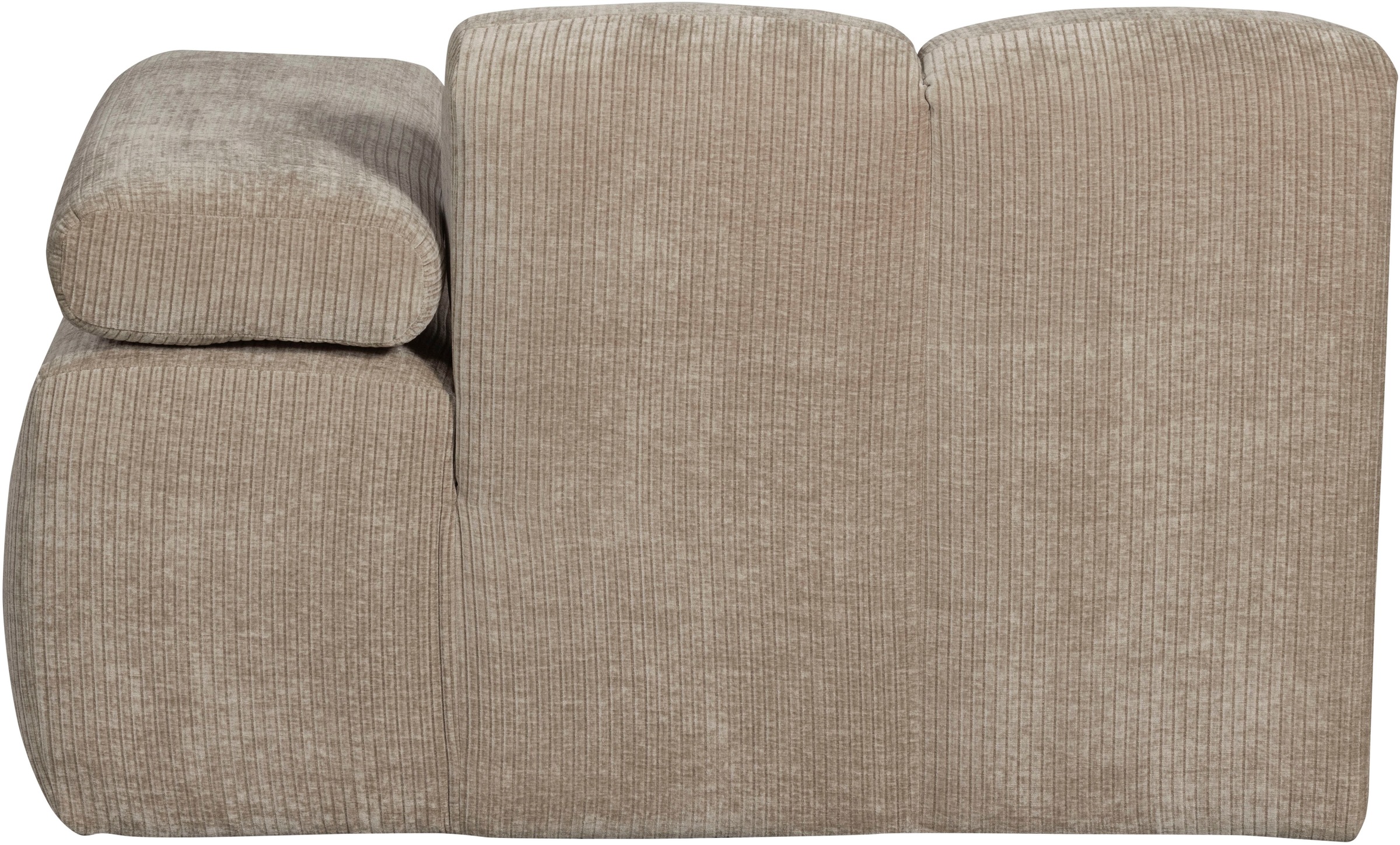 WOOOD Sofaelement »Mojo Bouclé-Bezug mit verstellbarer Armlehne B 124 x D 97 x H 74 cm« Maximale Verschleißfestigkeit, Tragkraft 120 kg, montiert geliefert