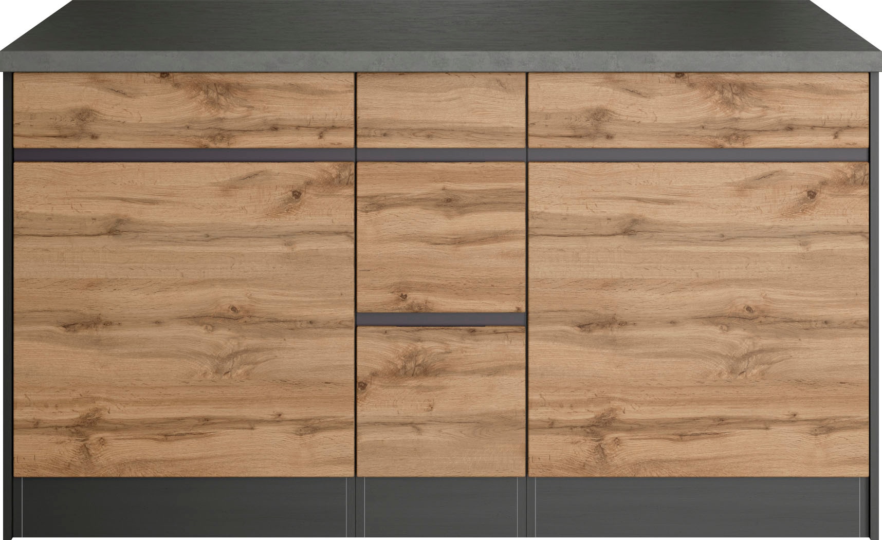 KOCHSTATION Kochinsel »KS-Riesa«, Breite 153 cm, Tiefe 100 cm, MDF-Fronten günstig online kaufen