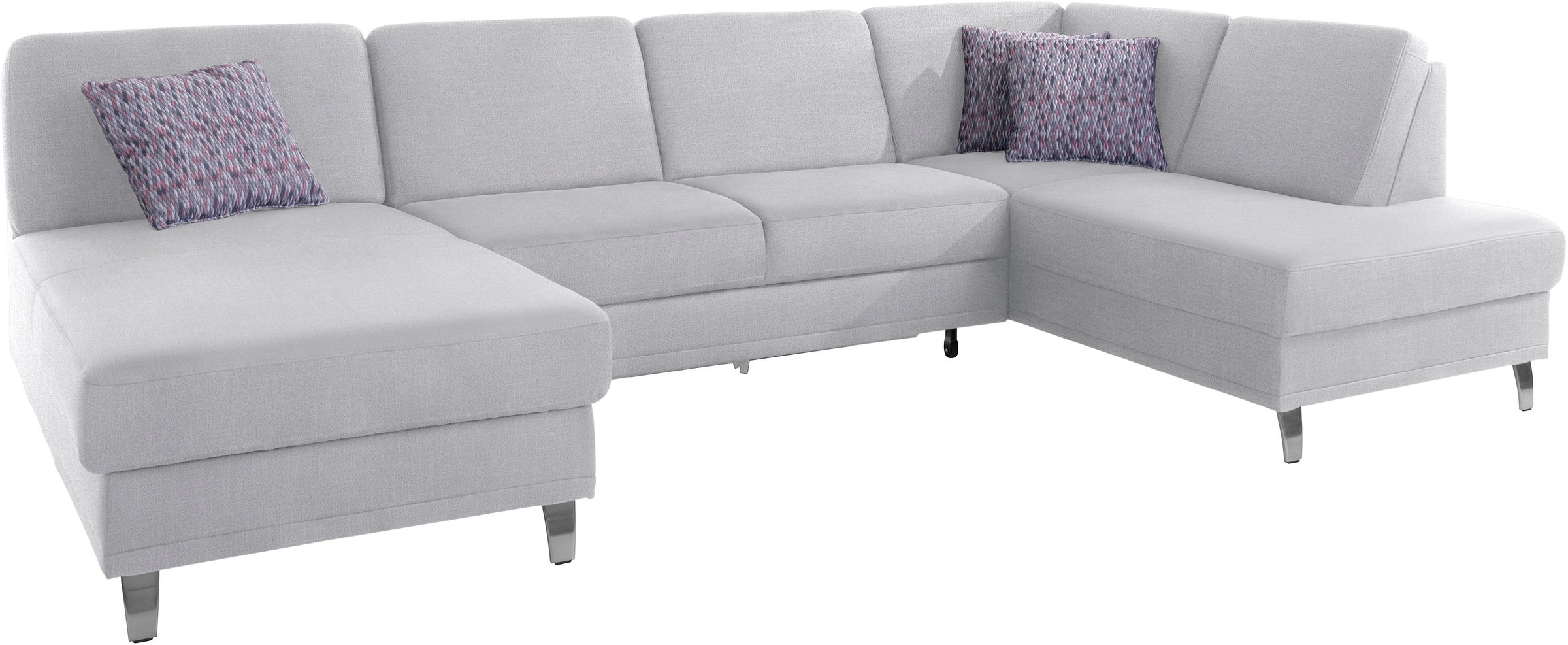 sit&more Wohnlandschaft »Clio U-Form«, wahlweise mit Bettfunktion und Bettkasten, inklusive Federkern