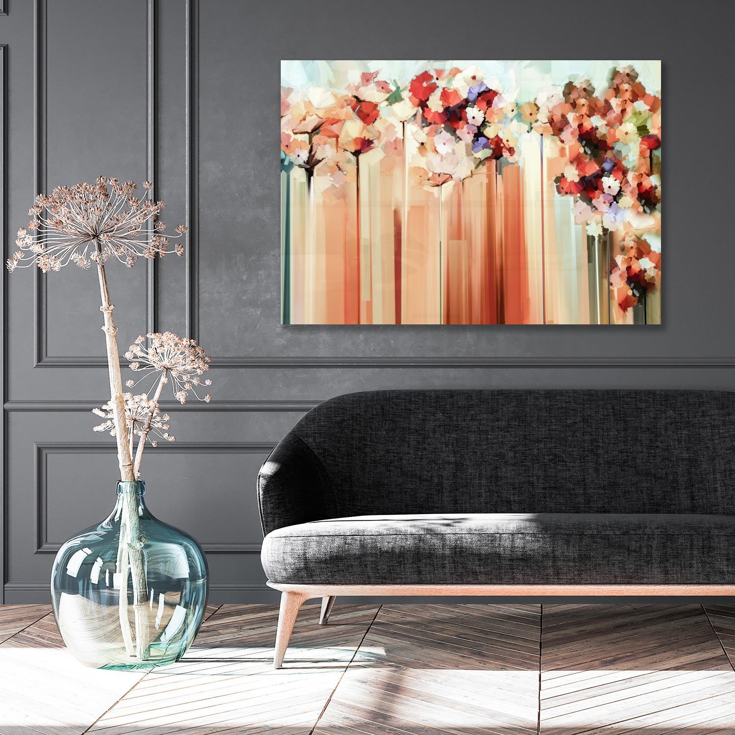 queence Leinwandbild »Die Blüten« Blumenbilder   Blätter   Blätterbilder 1 günstig online kaufen