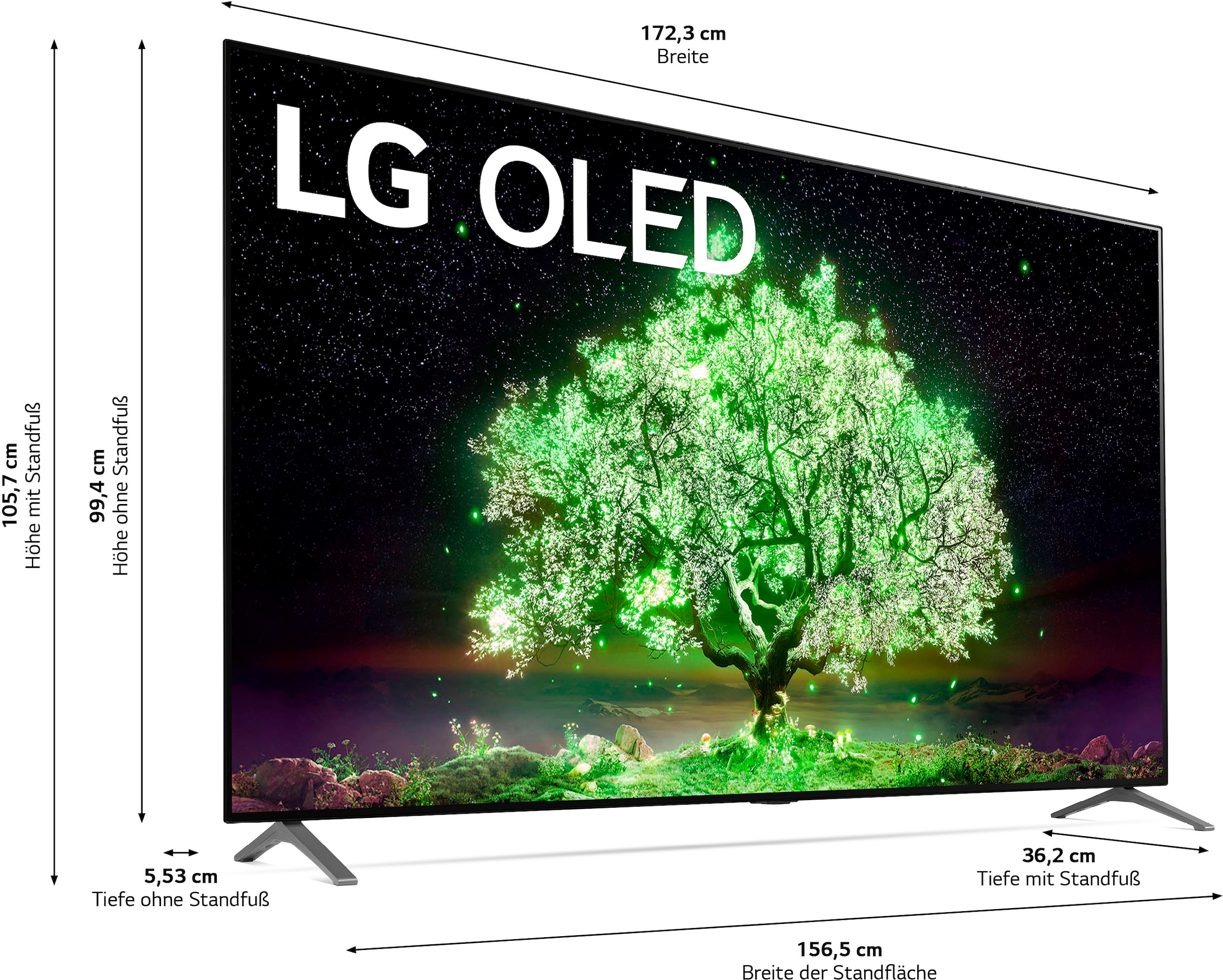 LG OLED-Fernseher »OLED77A19LA«, 195 4K auf Ultra Raten cm/77 HD, Zoll, bestellen Smart-TV