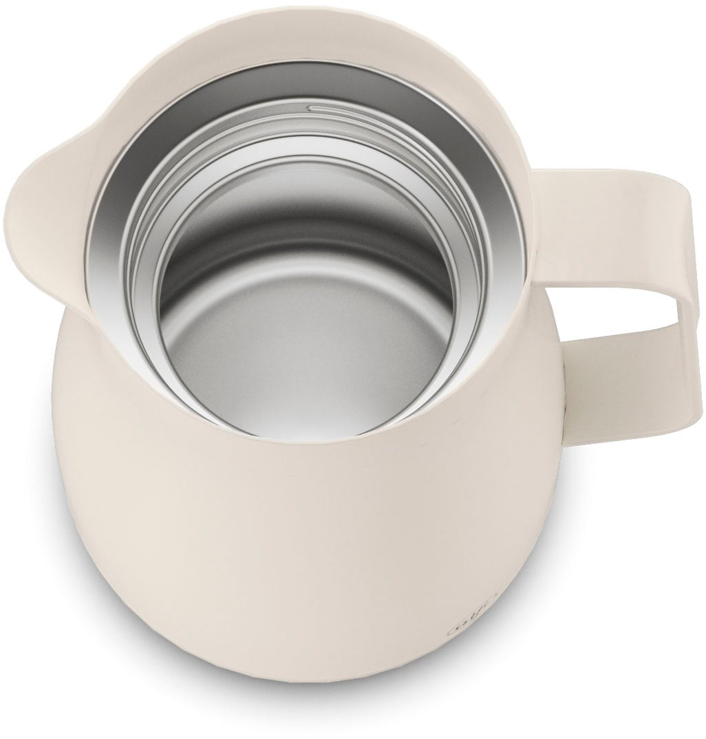 Alfi Isolierkanne »STUDIO TEA, aus doppelwandigem Edelstahl«, 0,7 l, (1 St.), 12h heiß & 24h kalt, ergonomischer Griff, große Öffnung