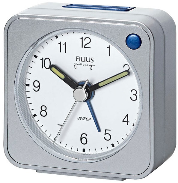 FILIUS zeitdesign Quarzwecker Reisewecker, Schlafzimmer, Snooze, Beleuchtun günstig online kaufen