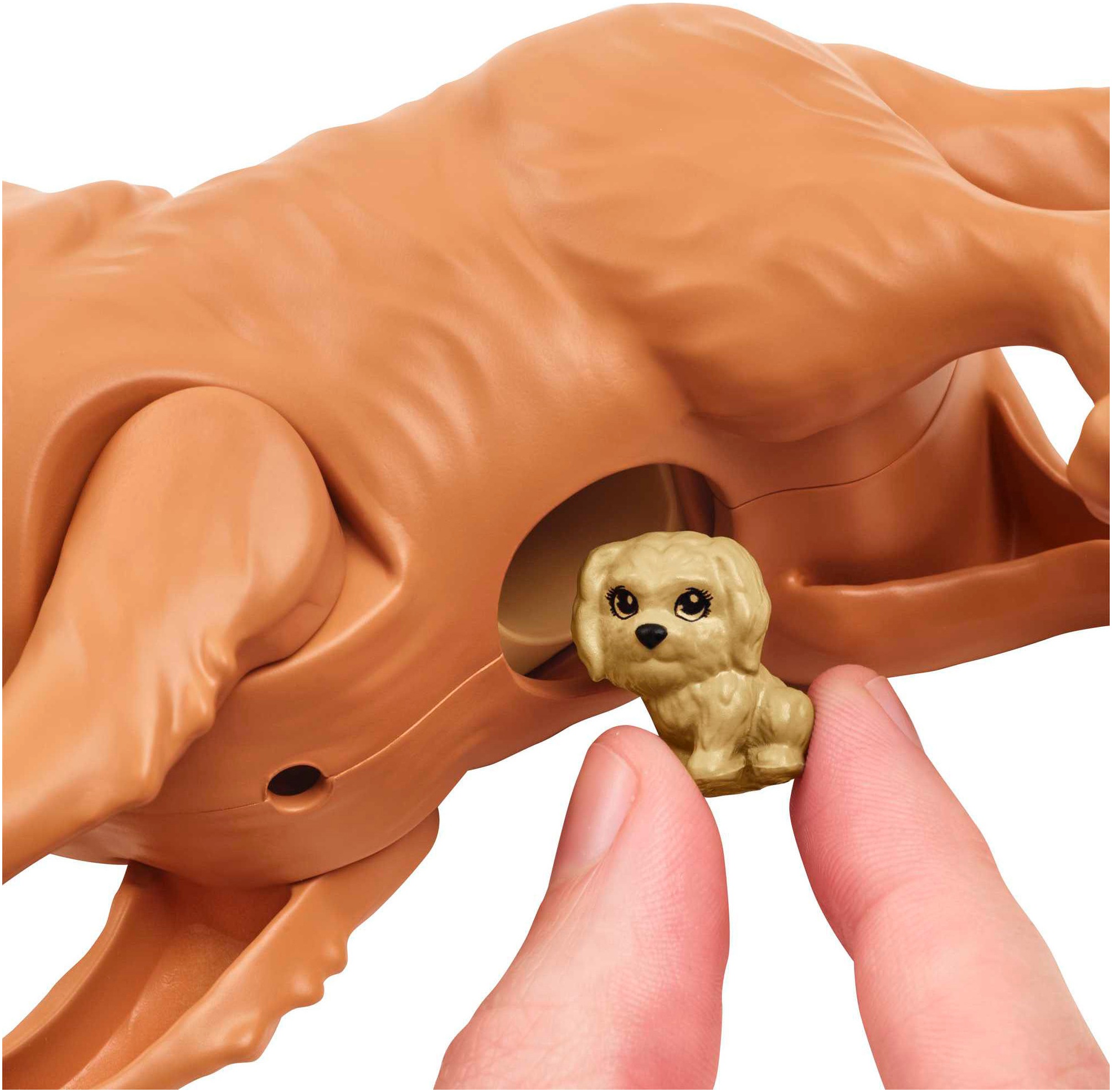 Barbie Anziehpuppe »Puppe (blond) mit Hund & Welpen«