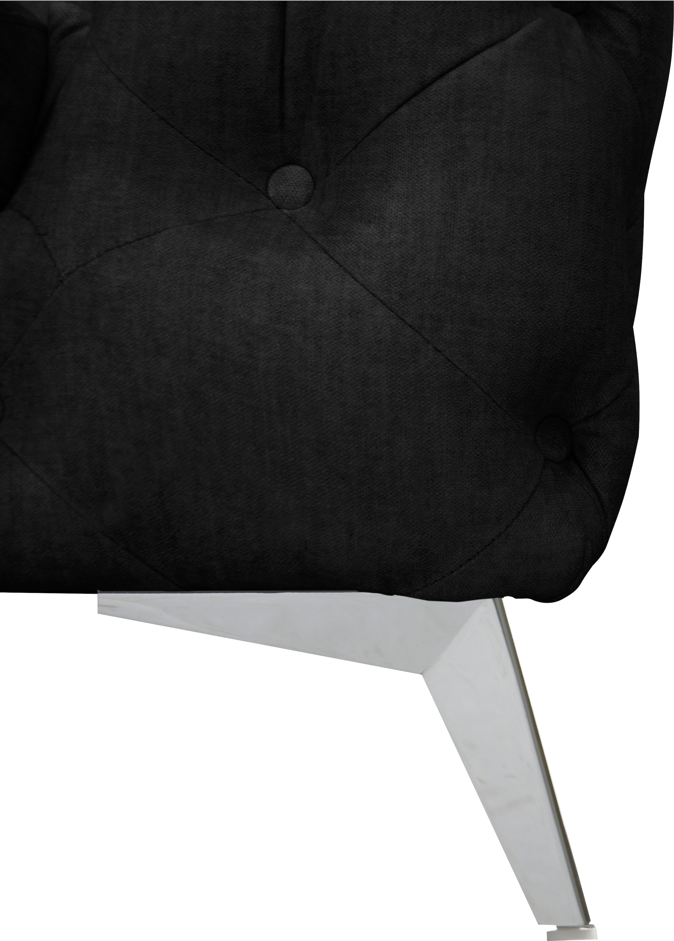 Leonique Chesterfield-Sessel »Glynis Sessel«, aufwändige Knopfheftung, moderne Chesterfield Optik, Fußfarbe wählbar