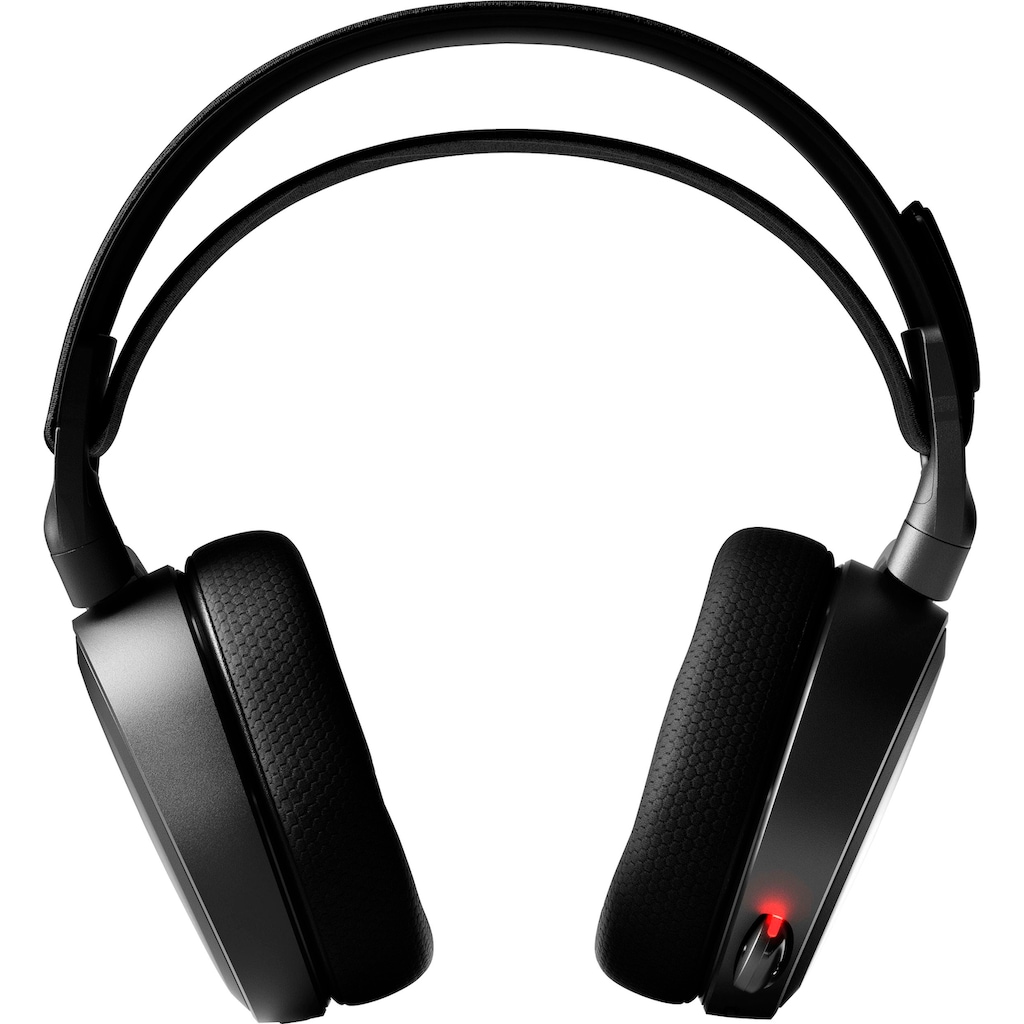 SteelSeries Gaming-Headset »Arctis 9 + Game Pass für PC«, A2DP Bluetooth-HFP-HSP-WLAN (WiFi), Rauschunterdrückung-Freisprechfunktion-integrierte Steuerung für Anrufe und Musik