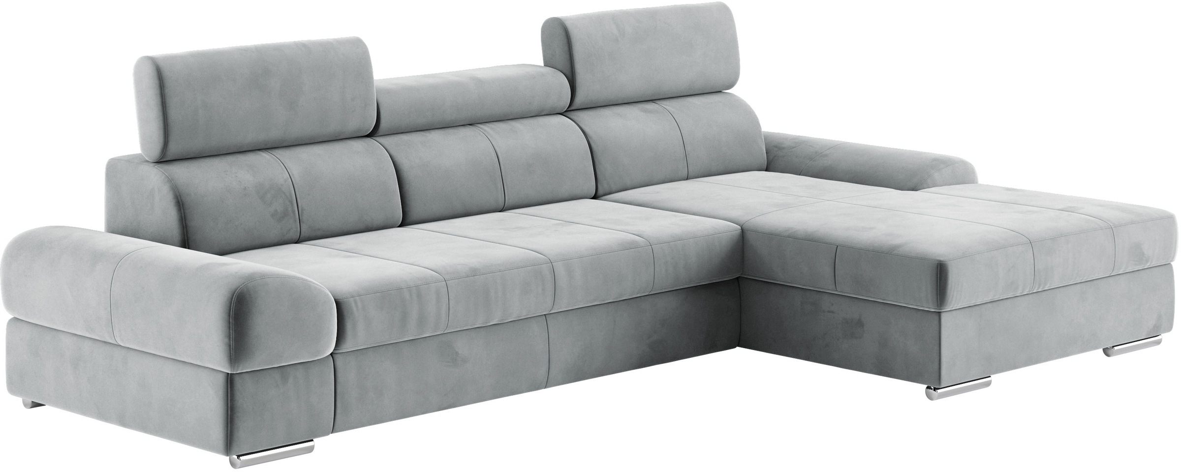 sit&more Ecksofa »Broadway L-Form«, inklusive Kopfteilverstellung, wahlweise mit Bettfunktion