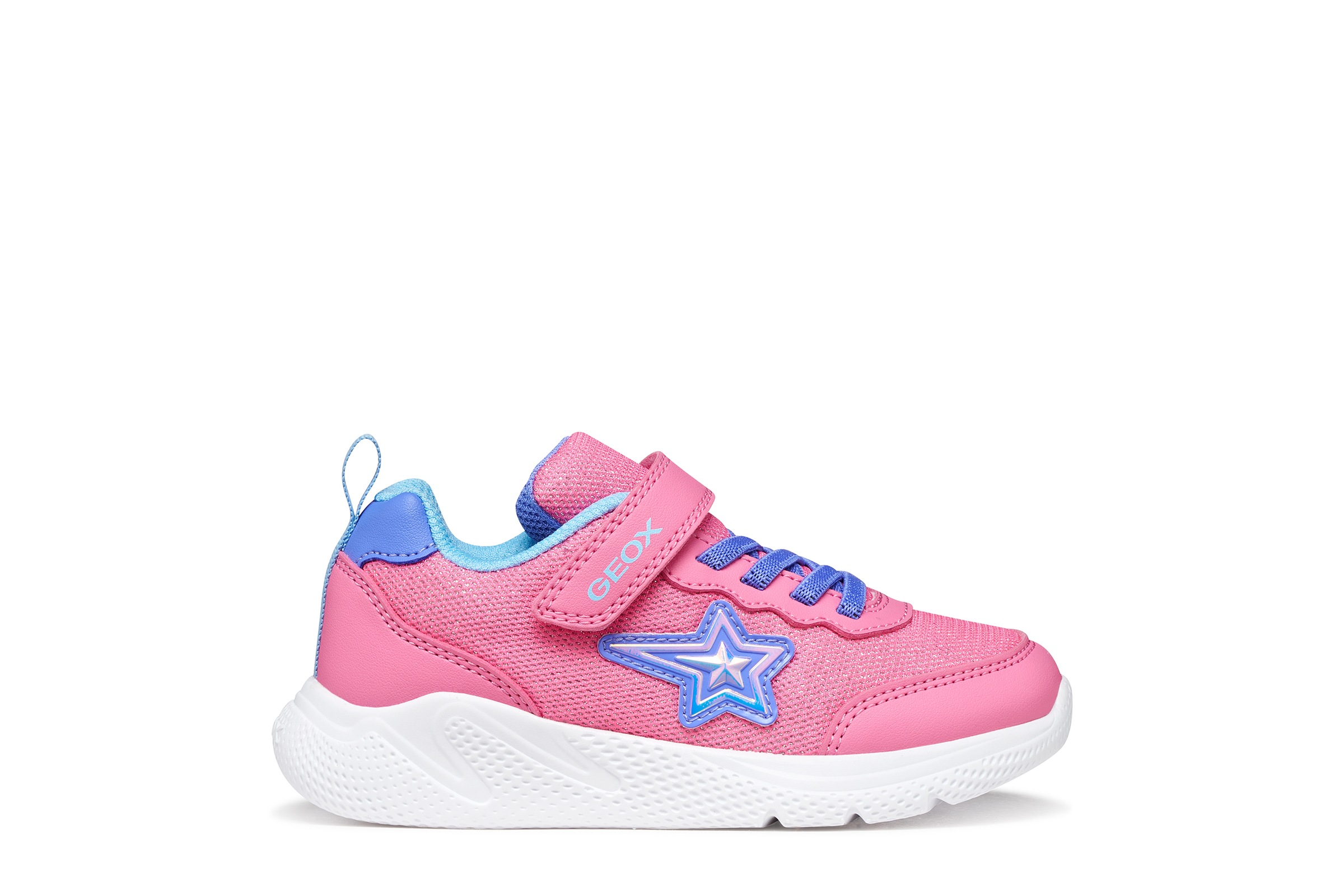 Geox Sneaker »J SPRINTYE GIRL«  Slipper mit schönen Glitzerdetails, Größenschablone zum Download