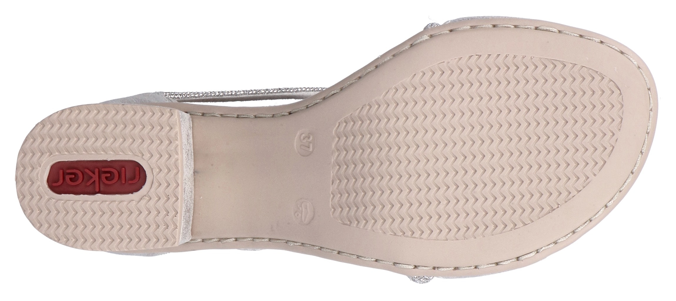 Rieker Sandalette  Sommerschuh, Sandale, Blockabsatz, mit praktischem Klettverschluss