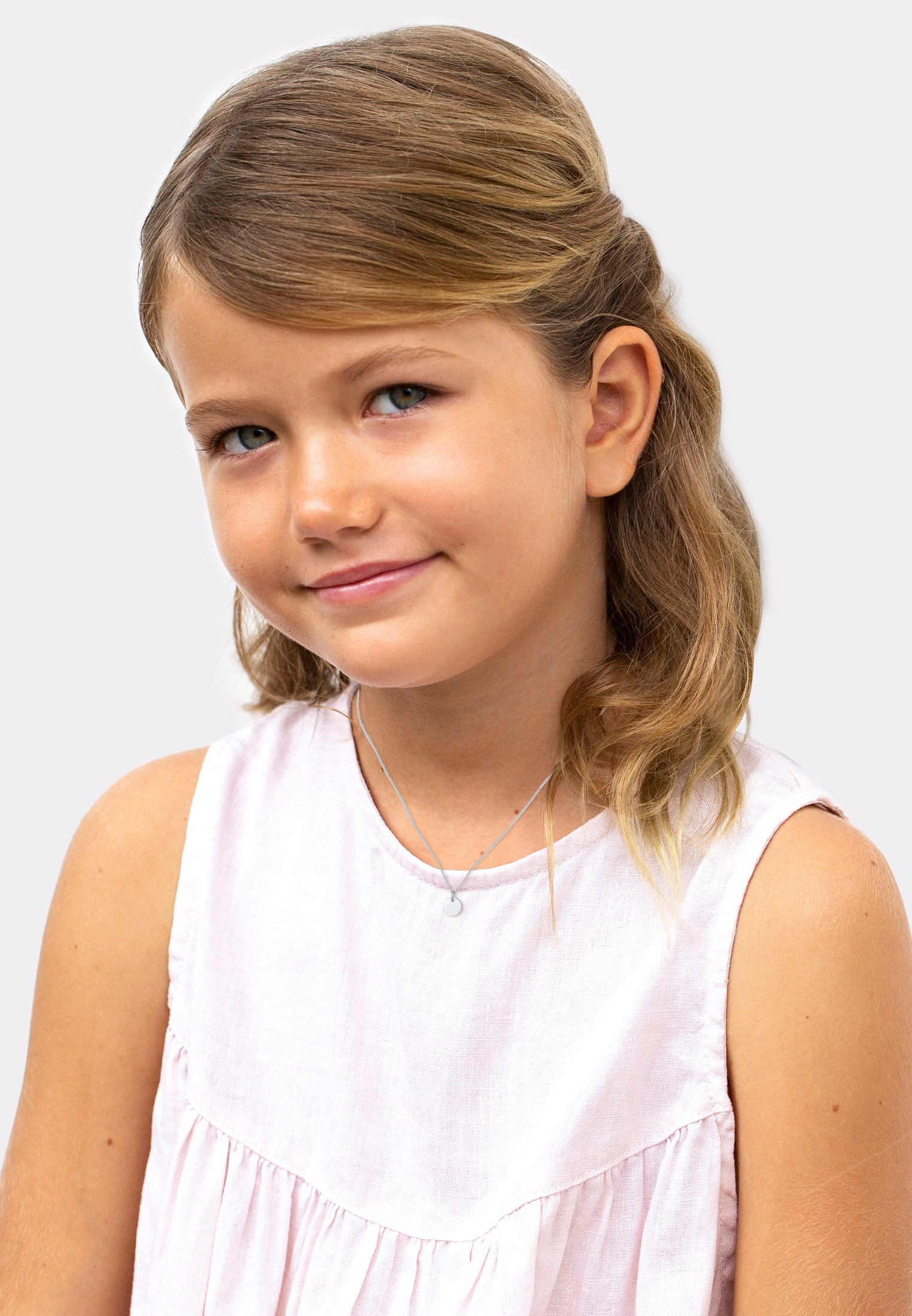 Elli Schmuckset »Plättchen Coin Mutter Tochter 2er Set 925 Silber«