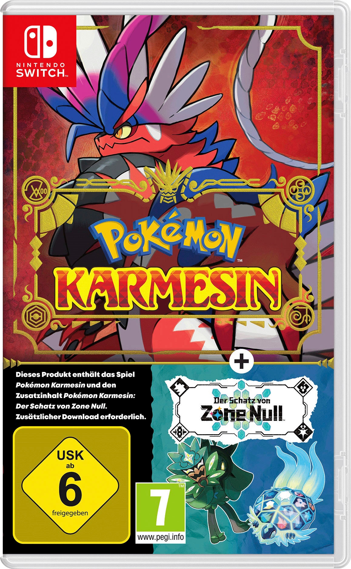 Bild von Nintendo Switch Spielesoftware »Pokémon Karmesin + Der Schatz von Zone Null- Erweiterung«, Nintendo Switch