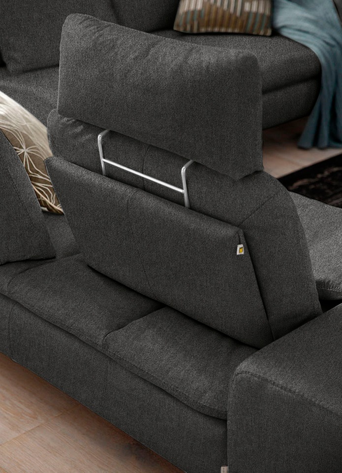 W.SCHILLIG Ecksofa »valentinoo, Designsofa, elegant und bequem, L-Form«, (Set), mit Sitztiefenverstellung, Breite 318 cm
