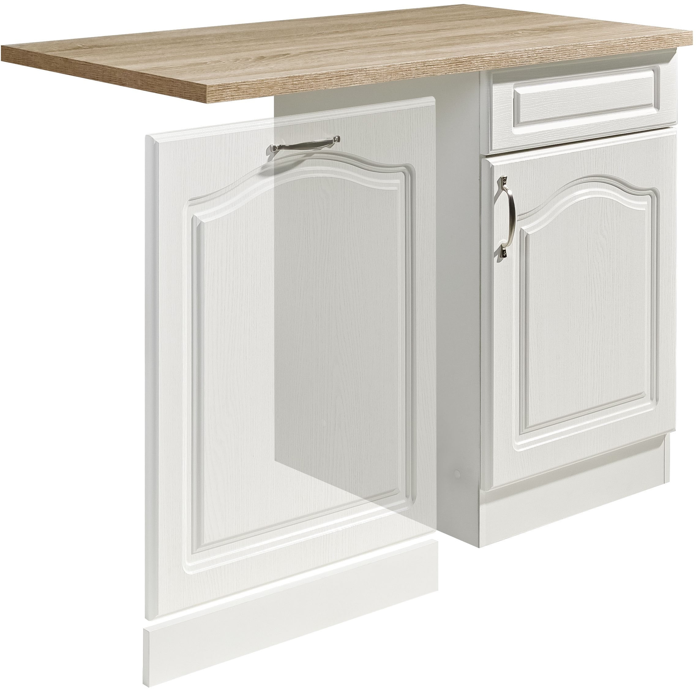 wiho Küchen Spülenschrank »Linz« 110 cm breit, Tür & Sockel für Geschirrspü günstig online kaufen