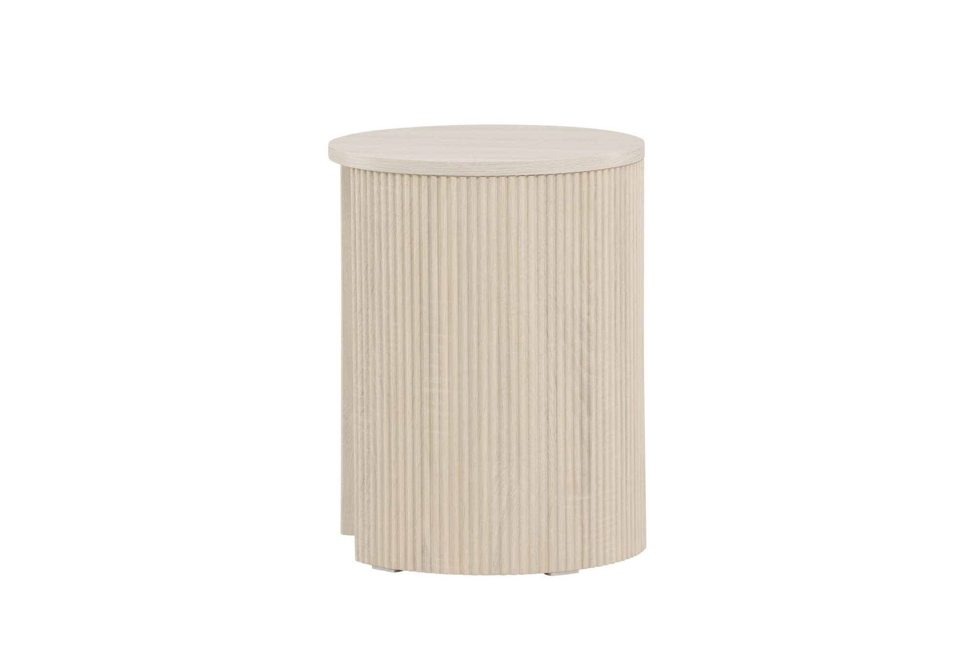 Venture Home Beistelltisch »Bristol, kompakter runder Beistelltisch, modern & vielseitig, Ø 40 cm« Ablagetisch, MDF, rund, schmal, hoch, dezent, klar