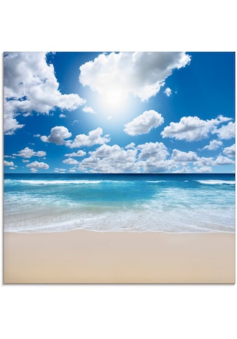 Artland Glasbild »Großartige Strandlandschaft«, Strand, (1 St.) kaufen