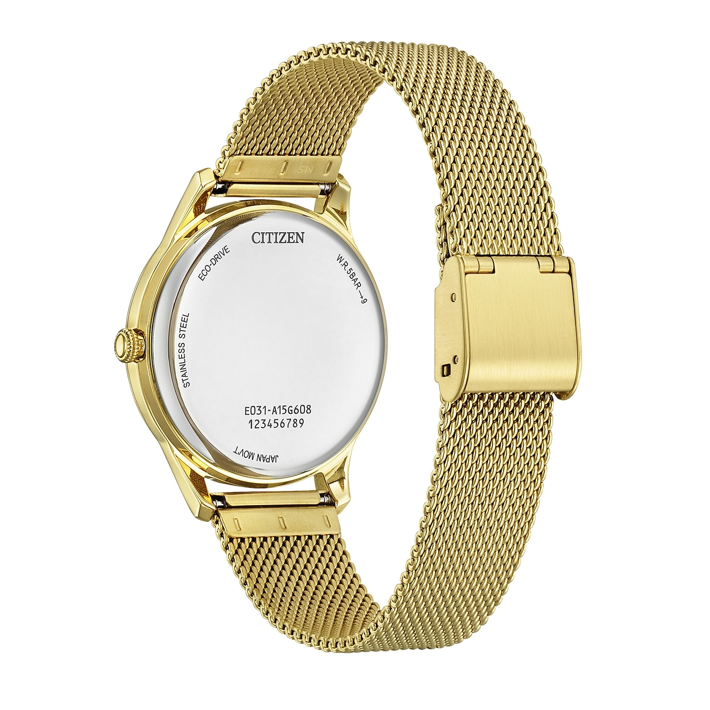 Citizen Solaruhr »Elegance / Mesh« Armbanduhr, Damenuhr, Edelstahlarmband, analog