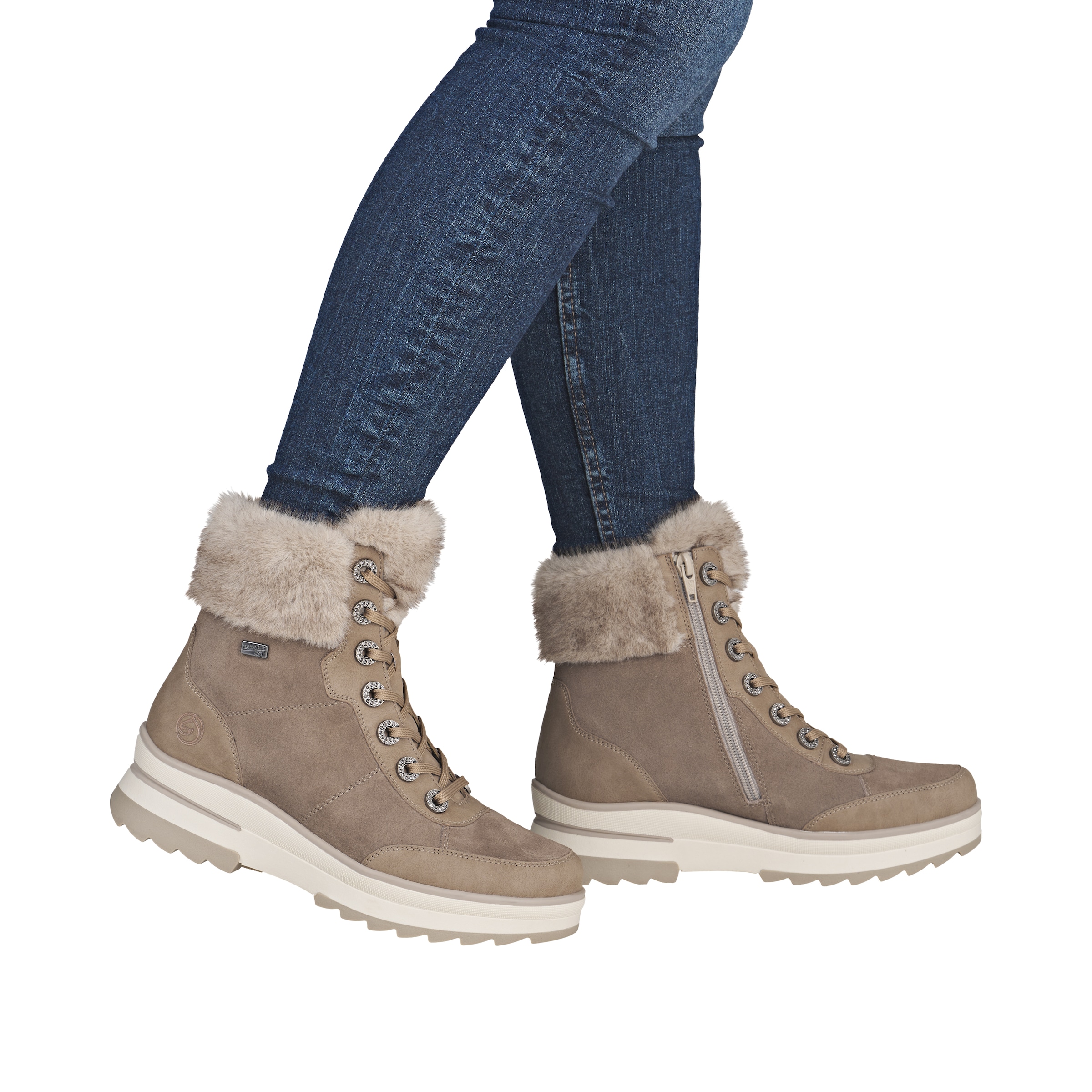 Remonte Winterstiefelette »FIBER GRIP«, Winterboots, Outdoorboots mit wasserabweisender TEX-Membran