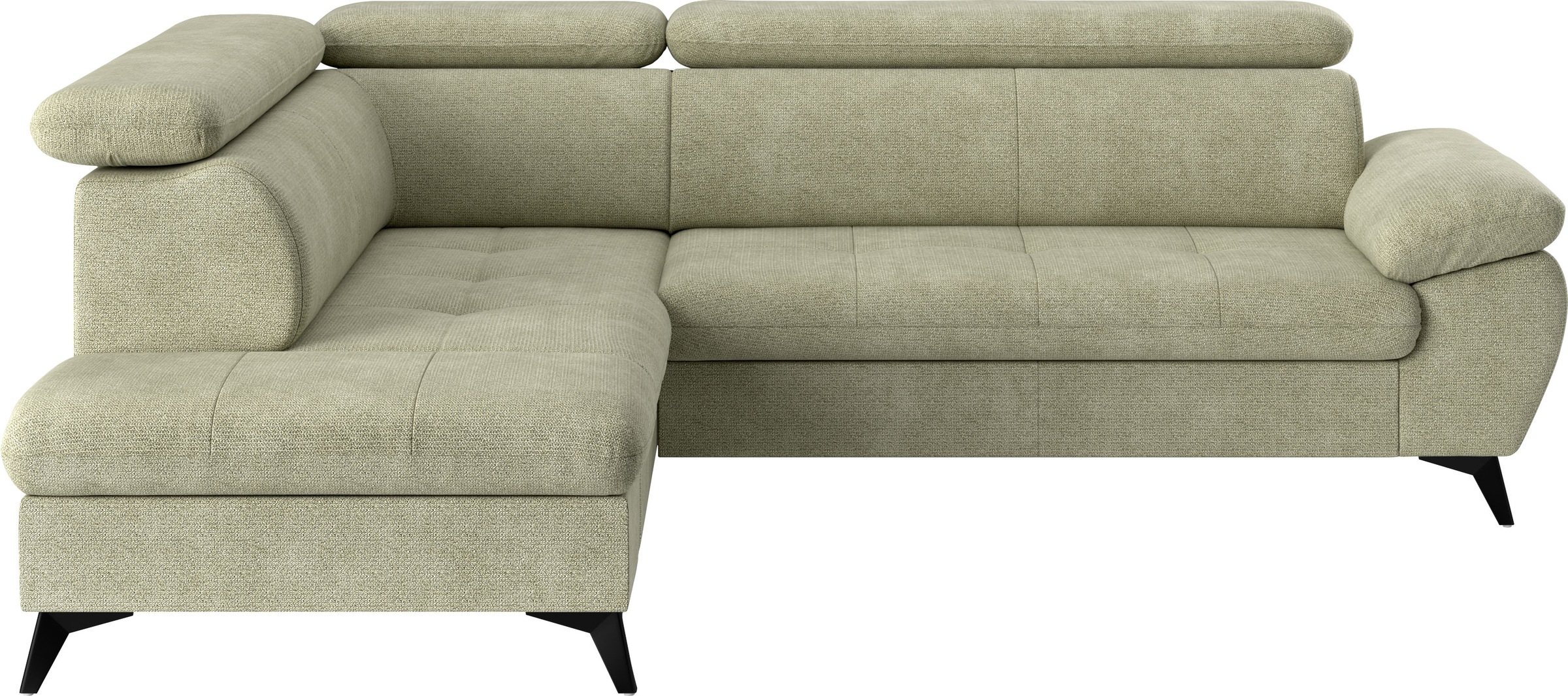 COTTA Ecksofa »Hudson L-Form«, mit Kopfteilverstellung, wahlweise mit Bettfunktion & Bettkasten