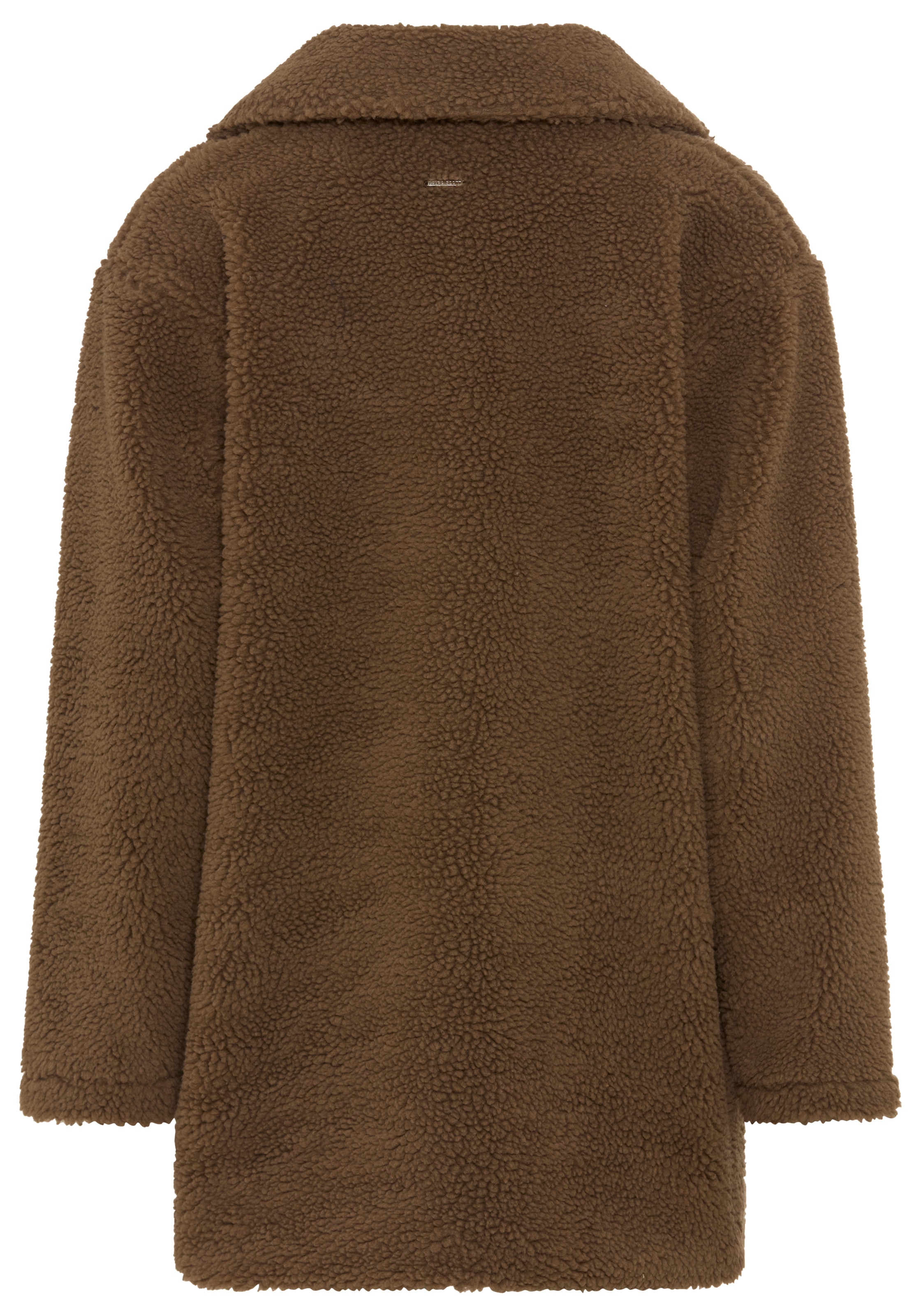 Laura Scott Kurzmantel Fellimitatmantel aus flauschigem Teddy Fleece
