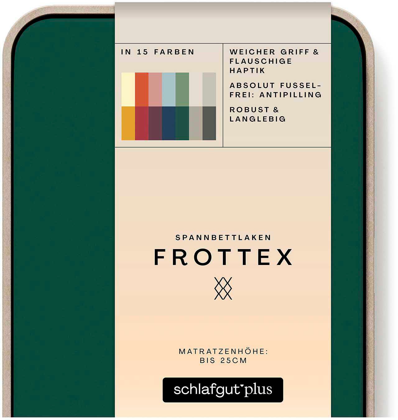 Schlafgut Bettlaken »Frottex Spannbettlaken«, MADE IN GREEN by OEKO-TEX®