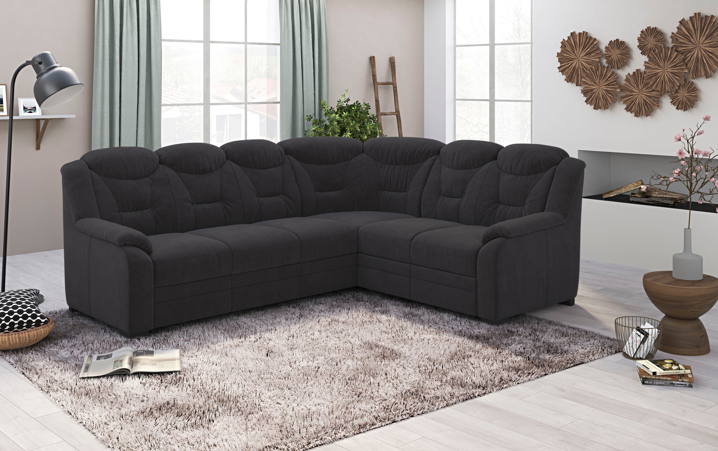 COTTA Ecksofa »Marcus L-Form«, wahlweise mit Bettfunktion & Stauraum