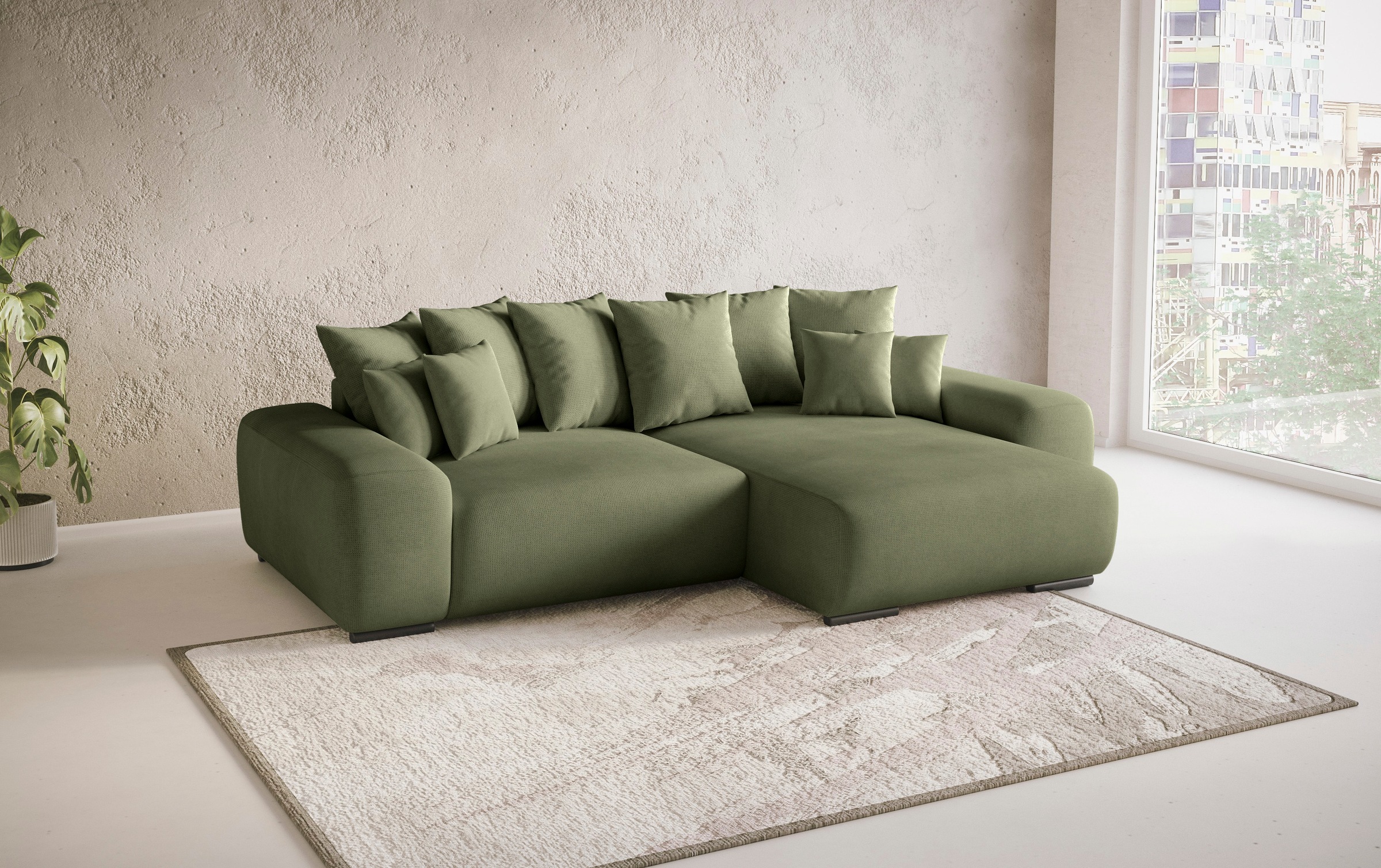 Mr. Couch Polsterecke »Sundance, L-Form«, Dauerschläfer mit Bett, Bettkaste günstig online kaufen