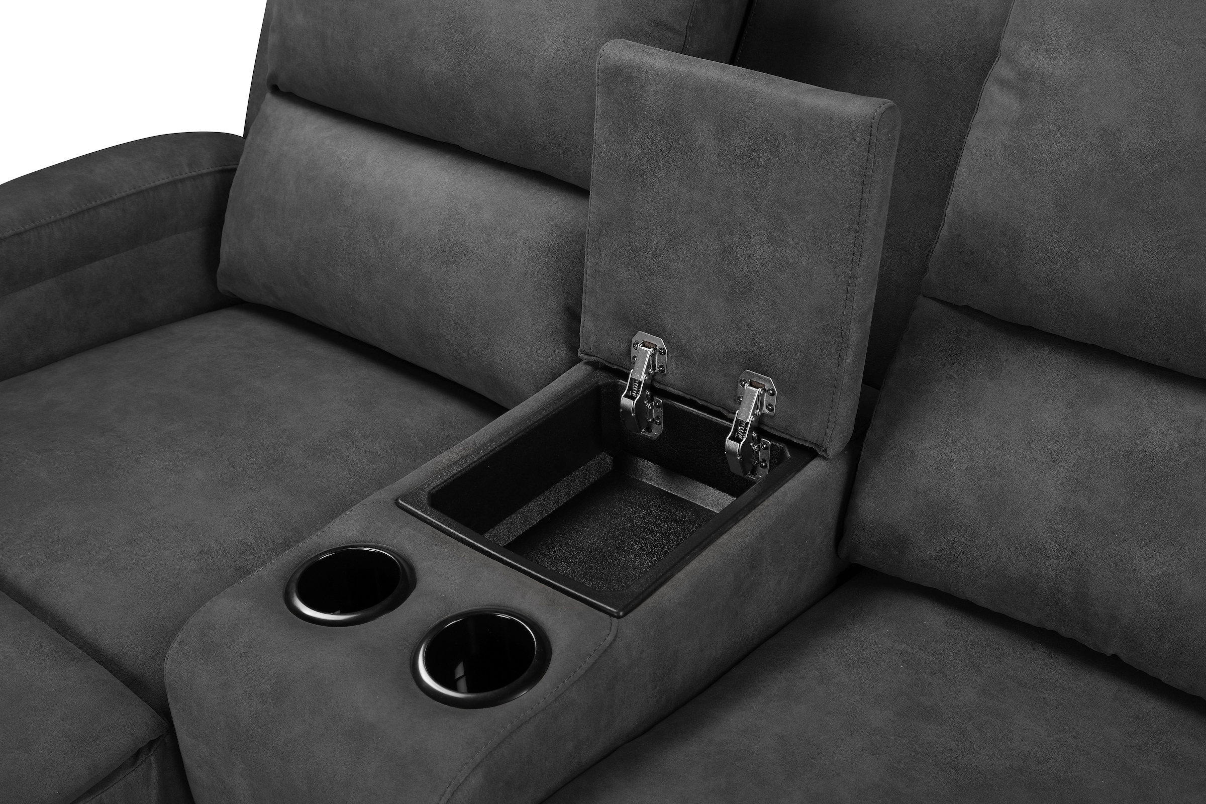 Home affaire Ecksofa »Napori Multimediasofa, 3er Kinosessel XXL, L-Form,«, Kinosofa mit Relaxfunktion, Getränkehalter, Staufach und Staukasten
