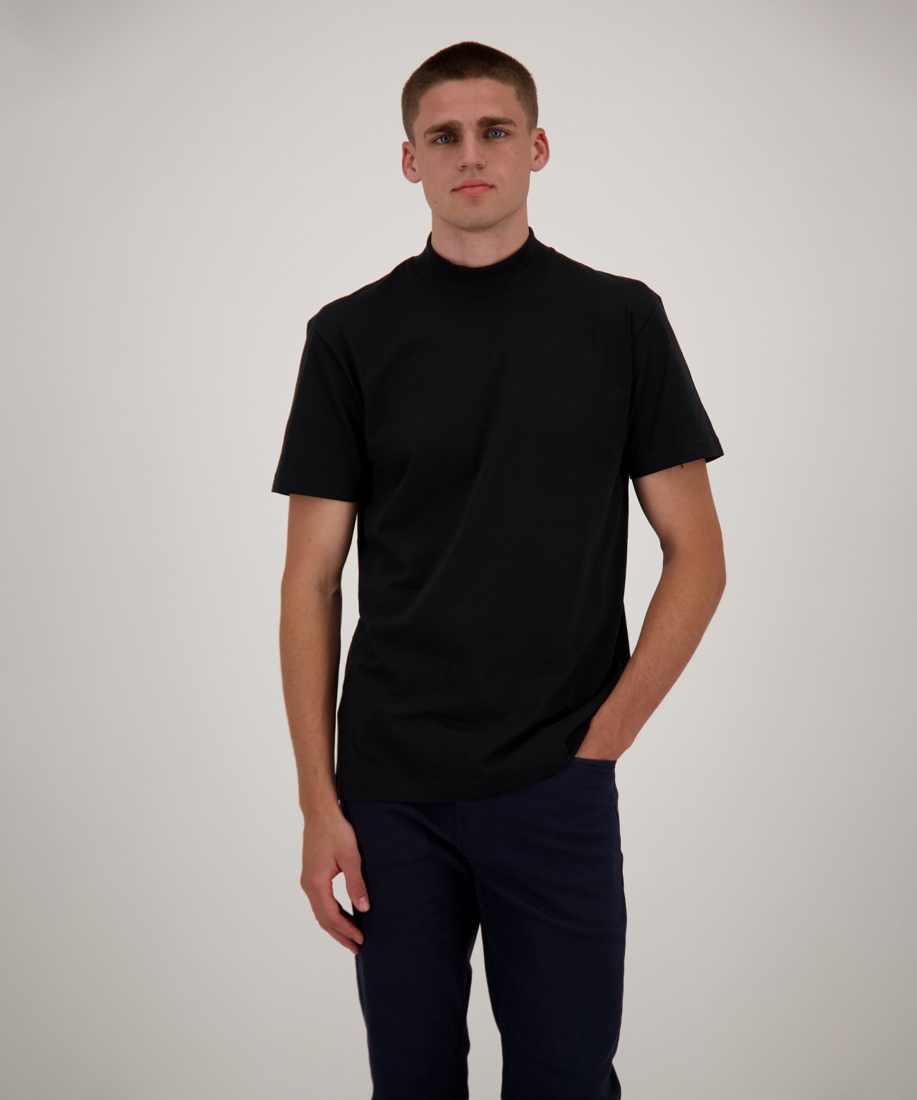 RAGMAN Stehkragenshirt