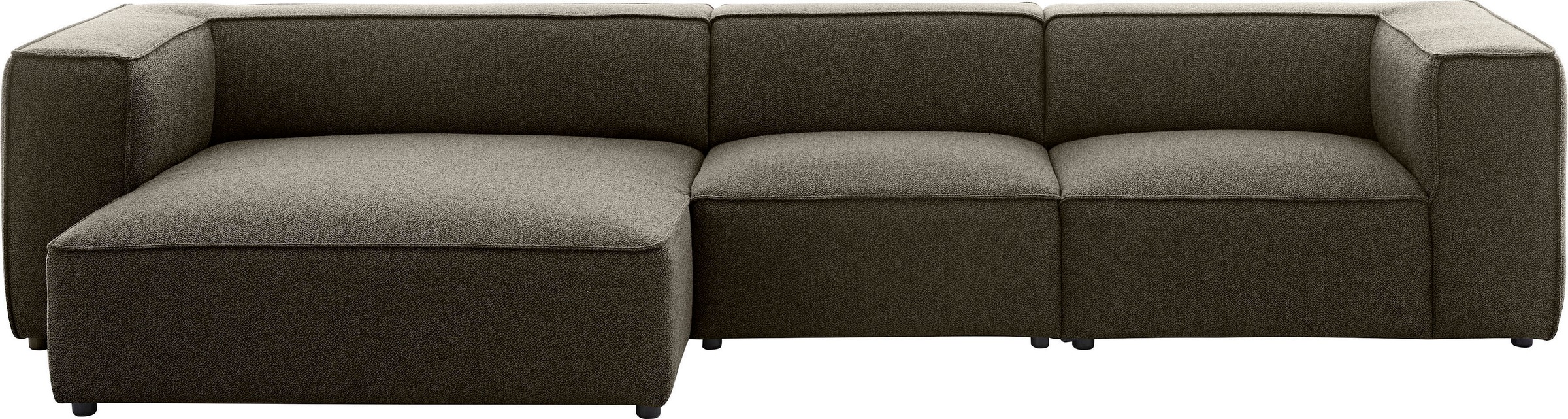 W.SCHILLIG Ecksofa »around-the-block«, mit eleganter Biese, mit Federkern, günstig online kaufen
