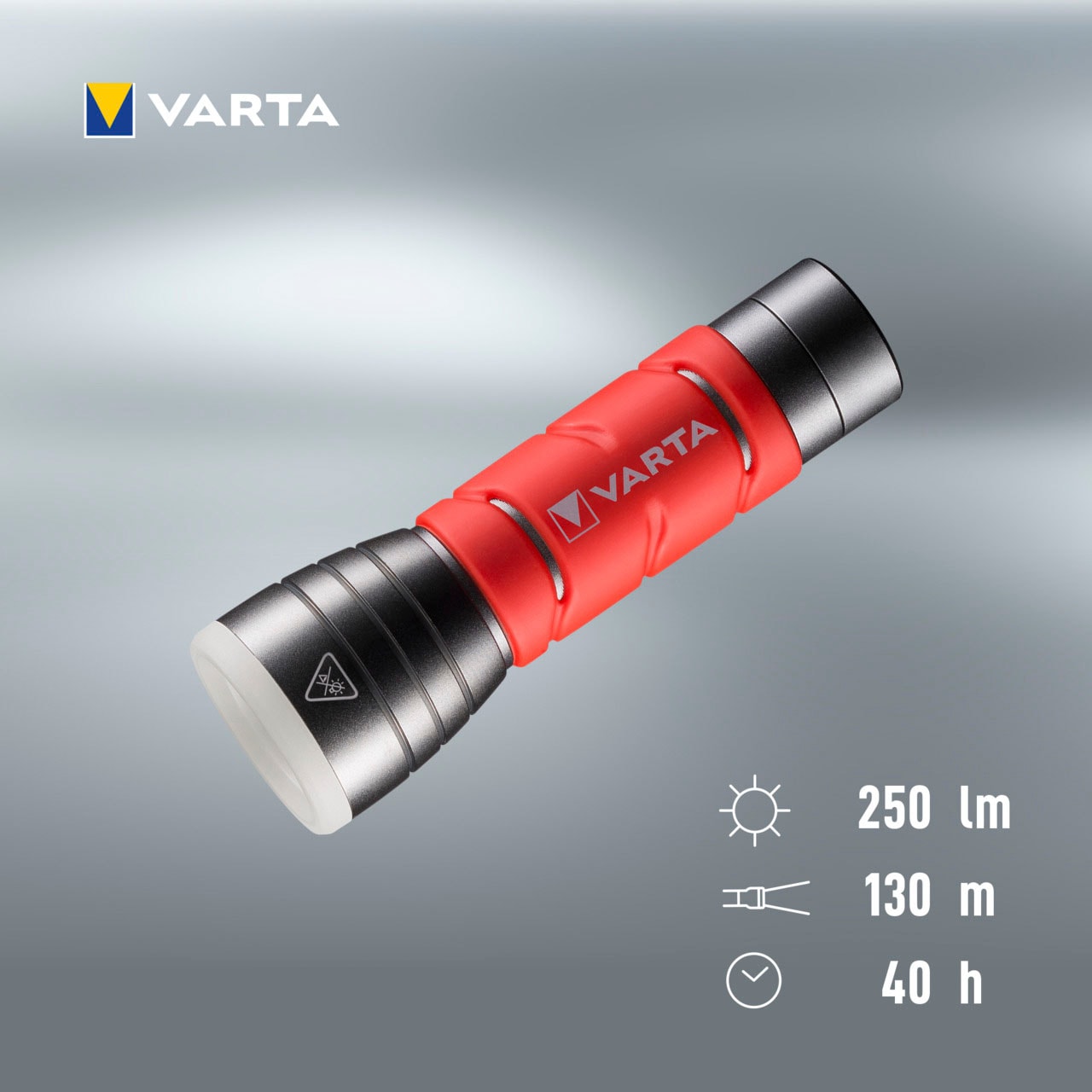 VARTA Taschenlampe »Outdoor Sports F10 Taschenlampe inkl. 3x LONGLIFE Power AAA Batterien«