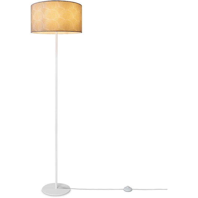 Paco Home Stehlampe »Luca Pillar«, Wohnzimmer Stehlampe Mit Schirm Büro  Modern Vintage Muster E27 online kaufen