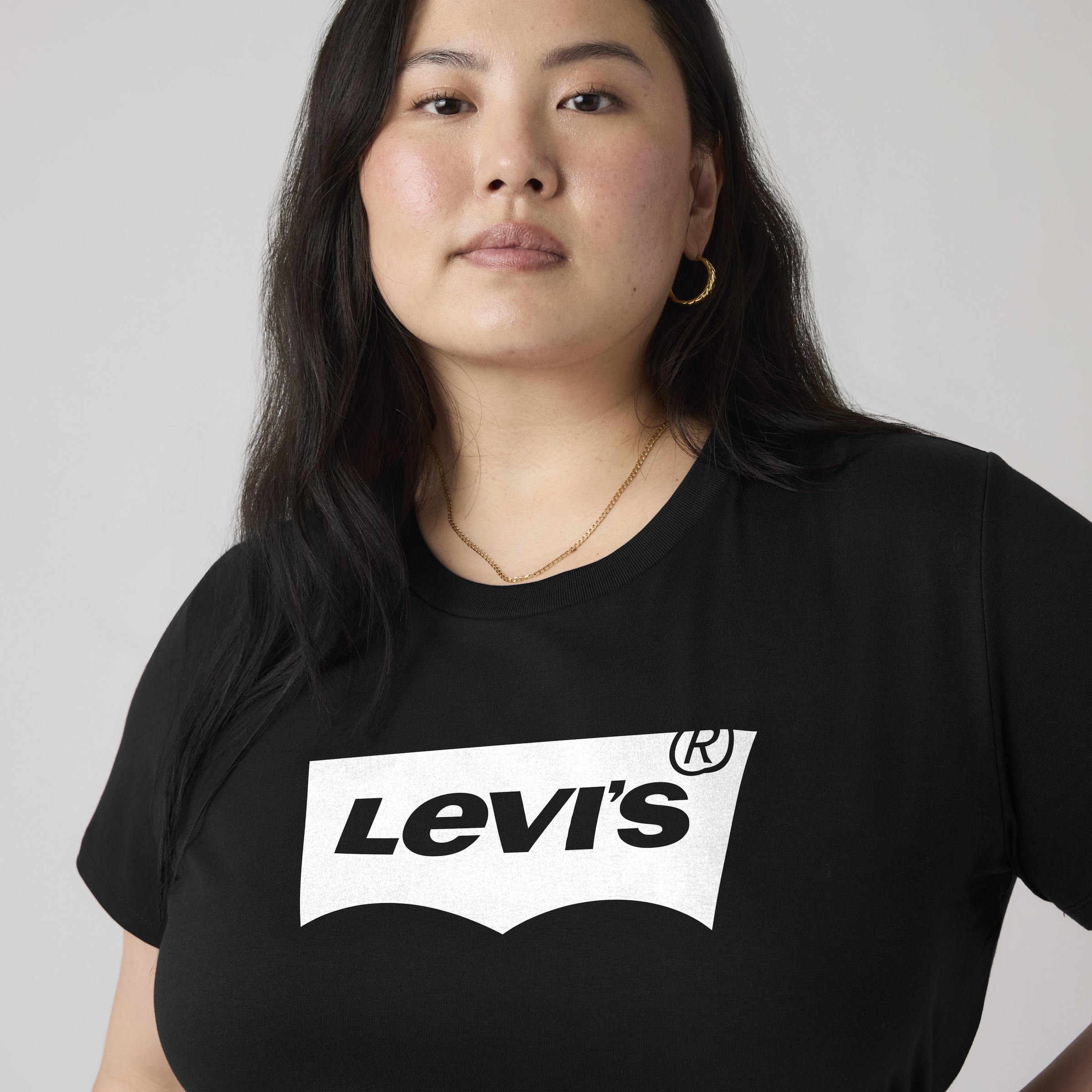 Levi's® Plus T-Shirt »PERFECT TEE« Figurumspielende Passform