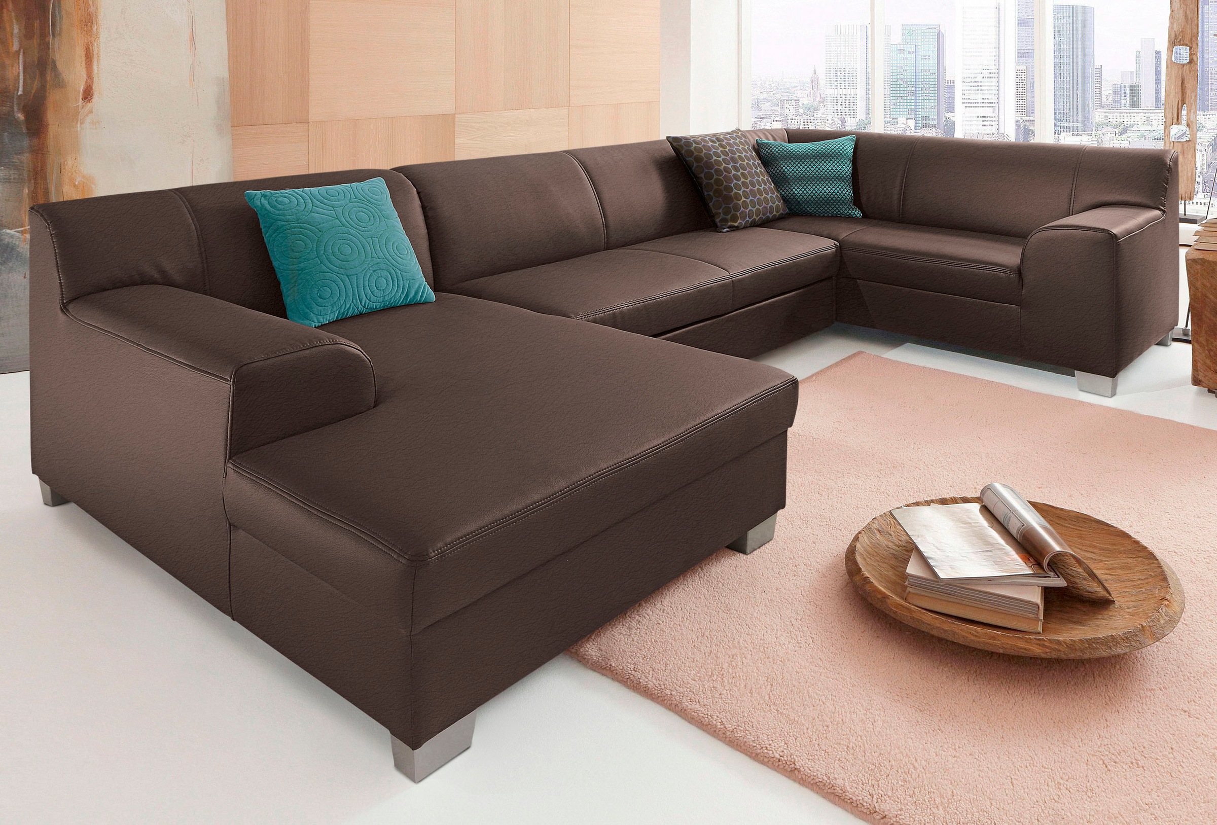 DOMO collection Wohnlandschaft »Amando in vielen Bezugsvarianten, auch in L günstig online kaufen