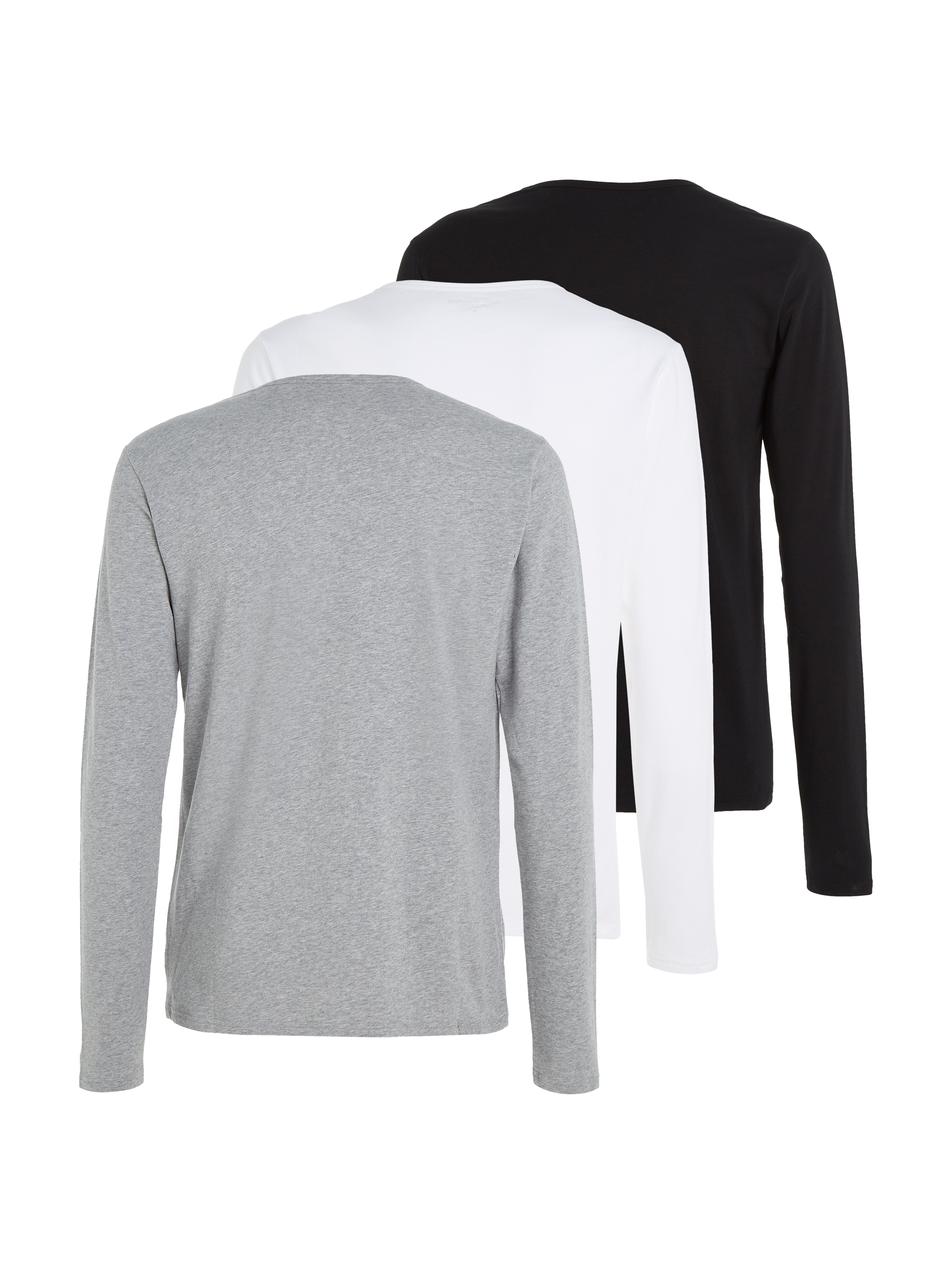 Tommy Hilfiger Underwear T-Shirt »3P LS Tee«, (Packung, 3er-Pack), mit Markenlabel
