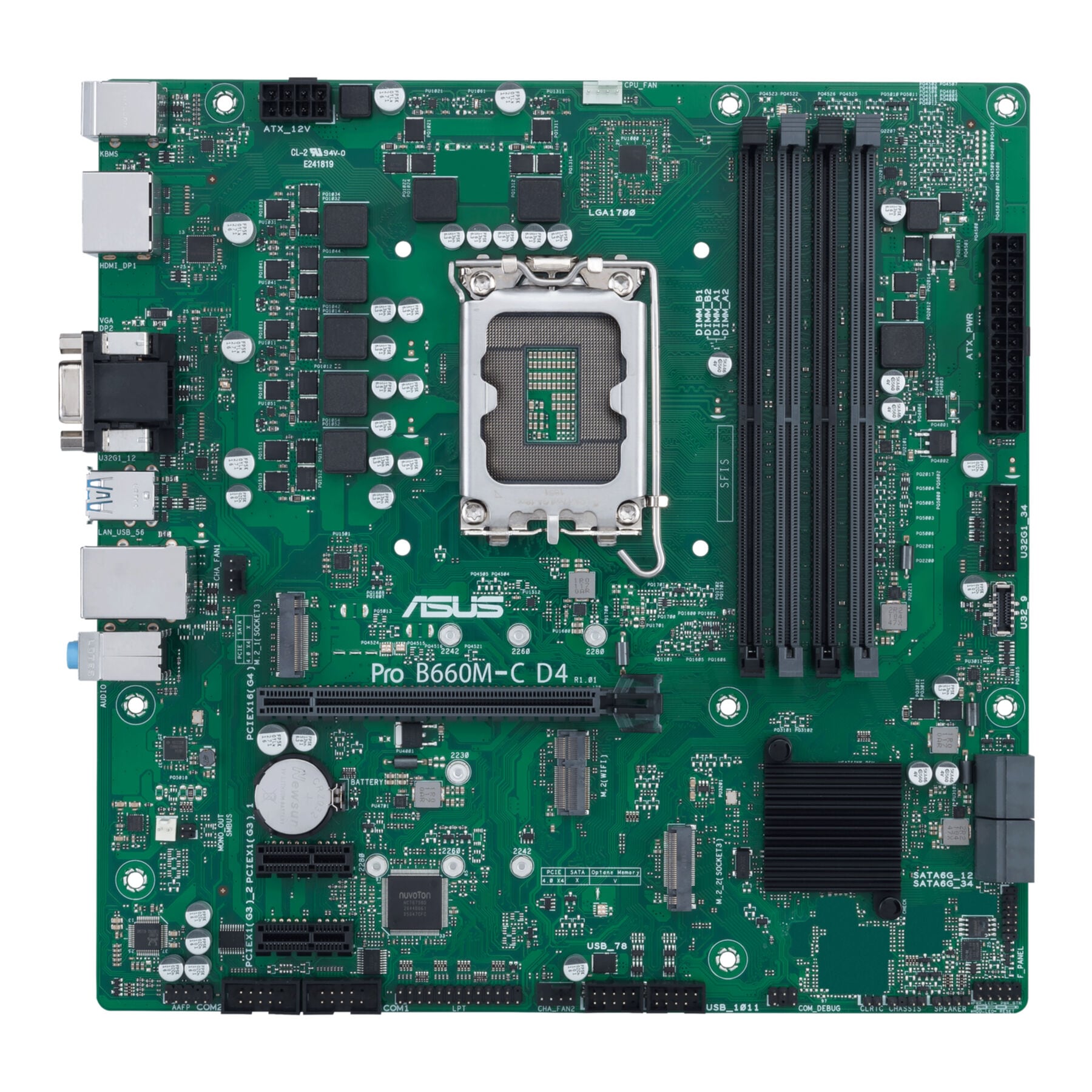 Asus Mainboard »PRO B660M-C D4-CSM«