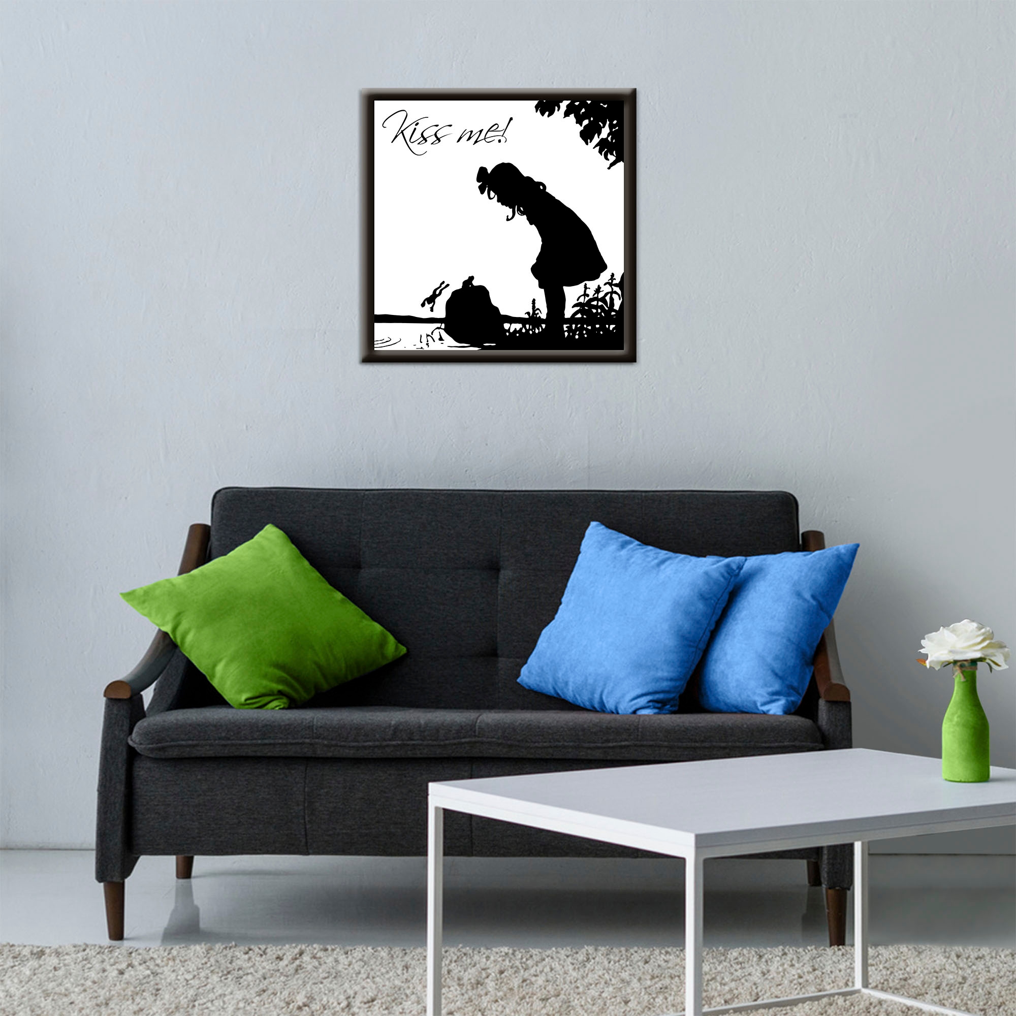 Artland Wandbild »Küss mich«, Sprüche & Texte, (1 St.)