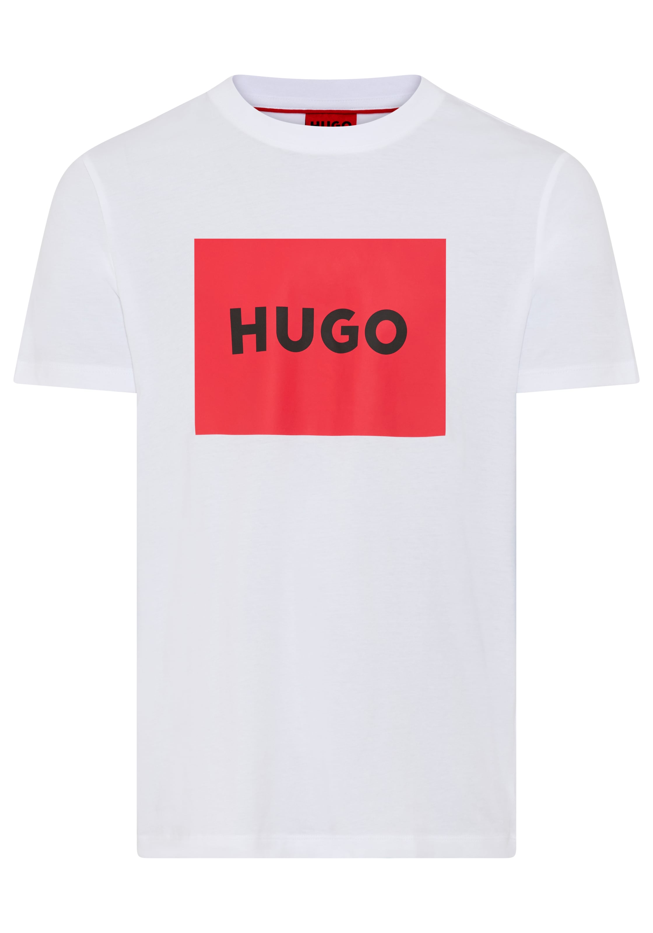 HUGO T-Shirt »Dulive« Rundhalsausschnitt, Regular Fit, Basic Must Have, HUGO Logo Gummidruck