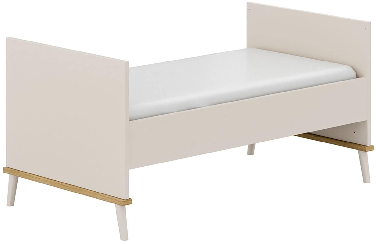 YUNY by PAIDI Umbauseiten »HAZEL für den Umbau vom Babybett zum Juniorbett« Erweiterungs-Set Kinderbett 70x140cm in Beige