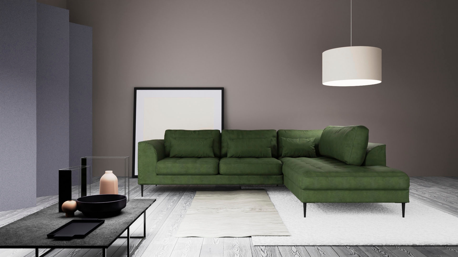 TRENDMANUFAKTUR Ecksofa »Luzi, wahlweise mit Schlaffunktion und Bettkasten, günstig online kaufen